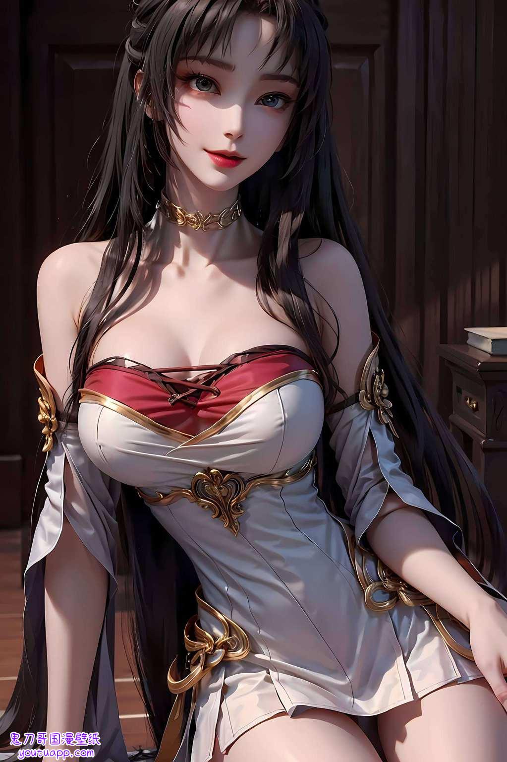 都仿佛带着完美的世界之光她是国漫壁纸的宠儿