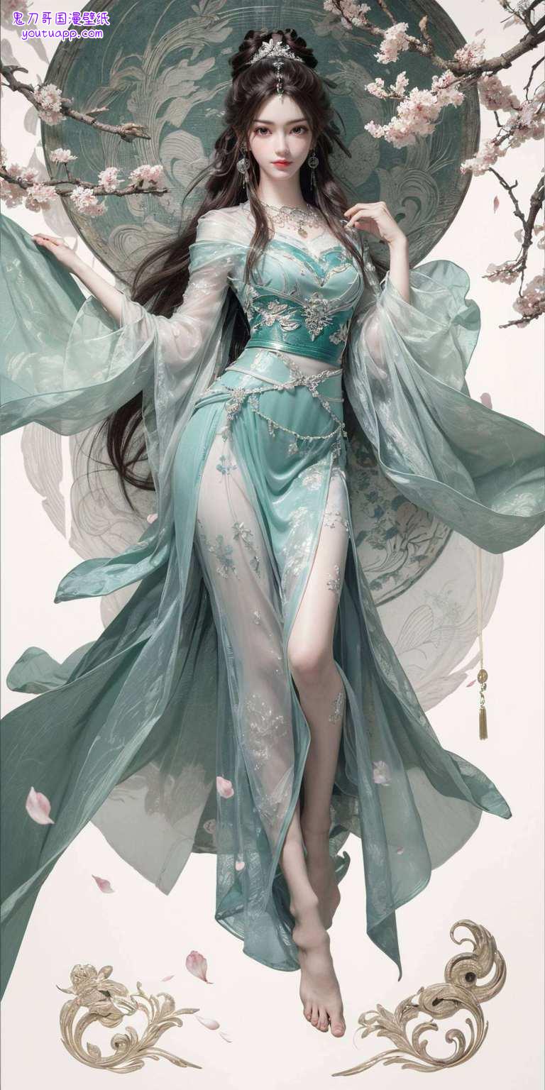 她的壁纸每一步都散发着仙气