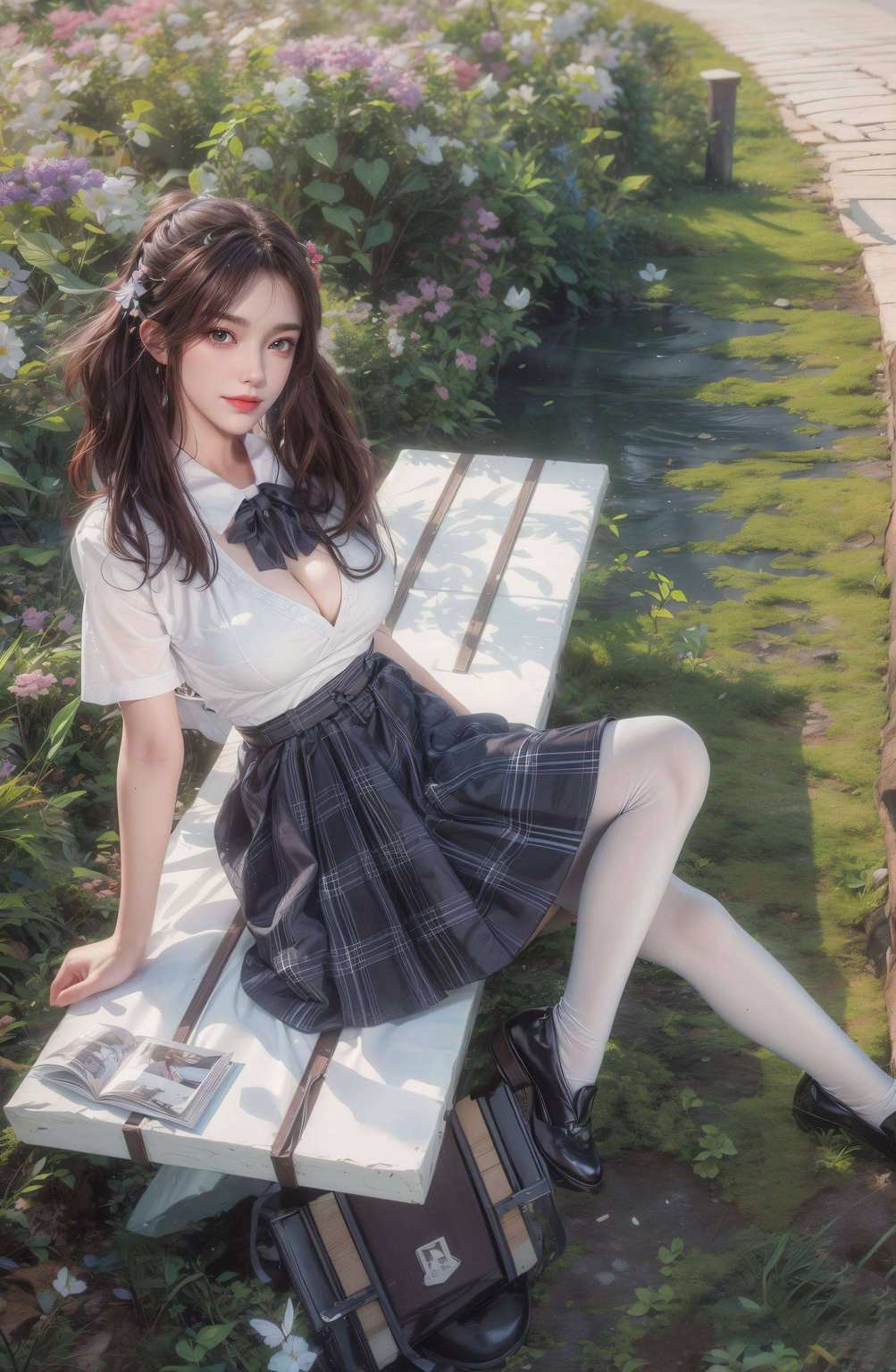 又那么调皮捣蛋完美世界里的绝世美女哦！嘻嘻
