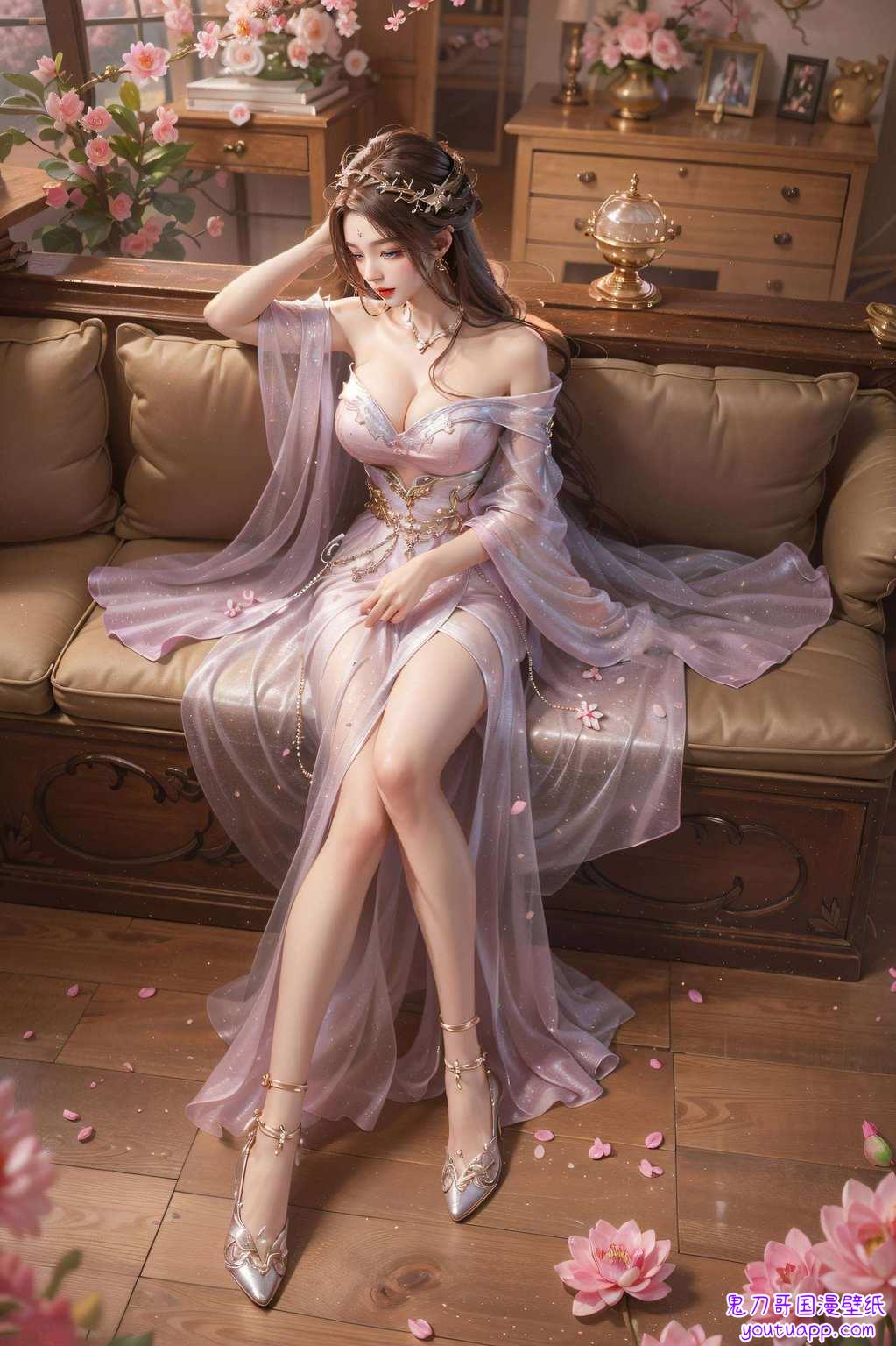 月婵壁纸映照着神秘的光芒探索国漫的奇幻世界