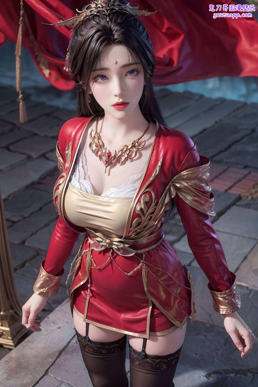 还有那些国漫美女们的倩影动漫女神们在屏幕上轻轻一笑