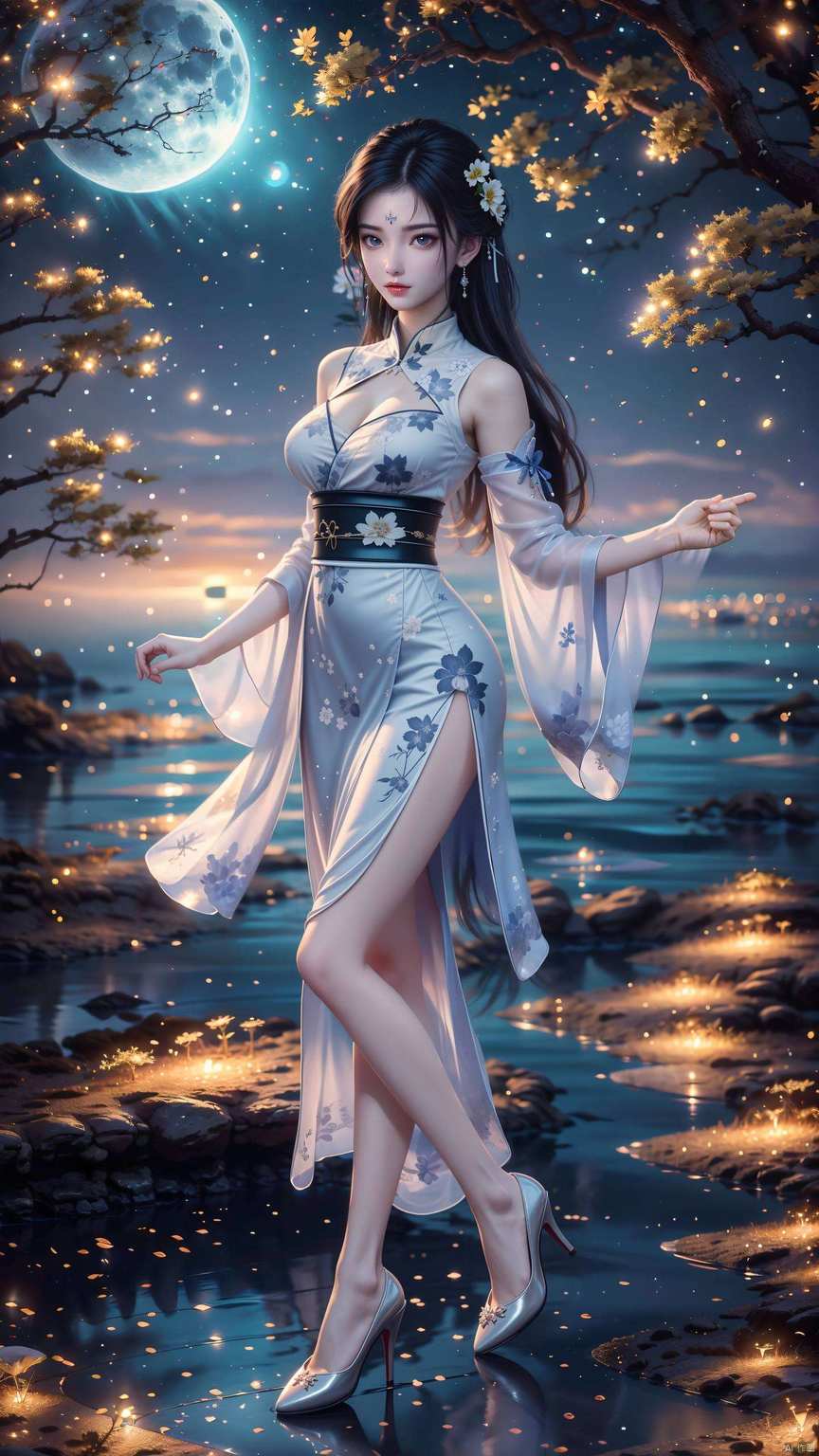 她更是光彩夺目国漫美女舞翩跹