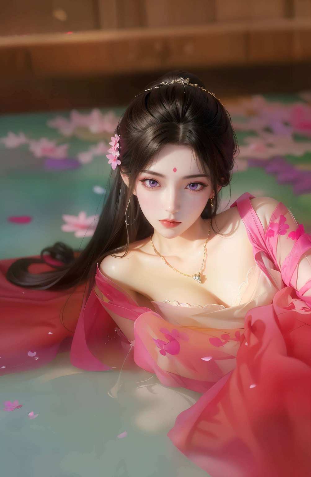 常伴左右月婵如一位高贵女神