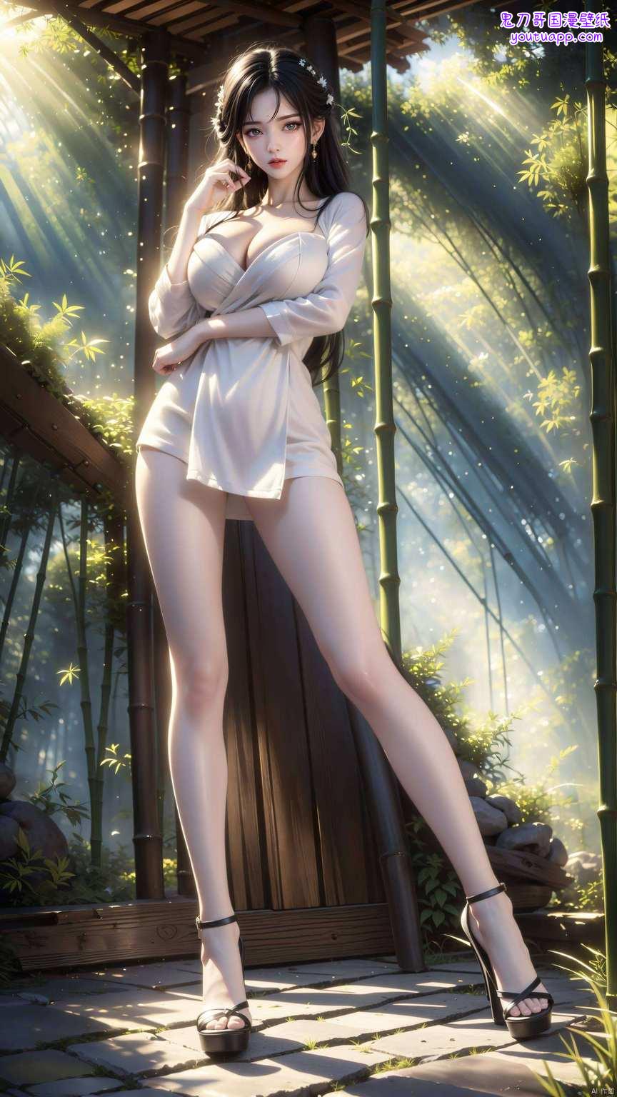 画卷舒展美女翩翩