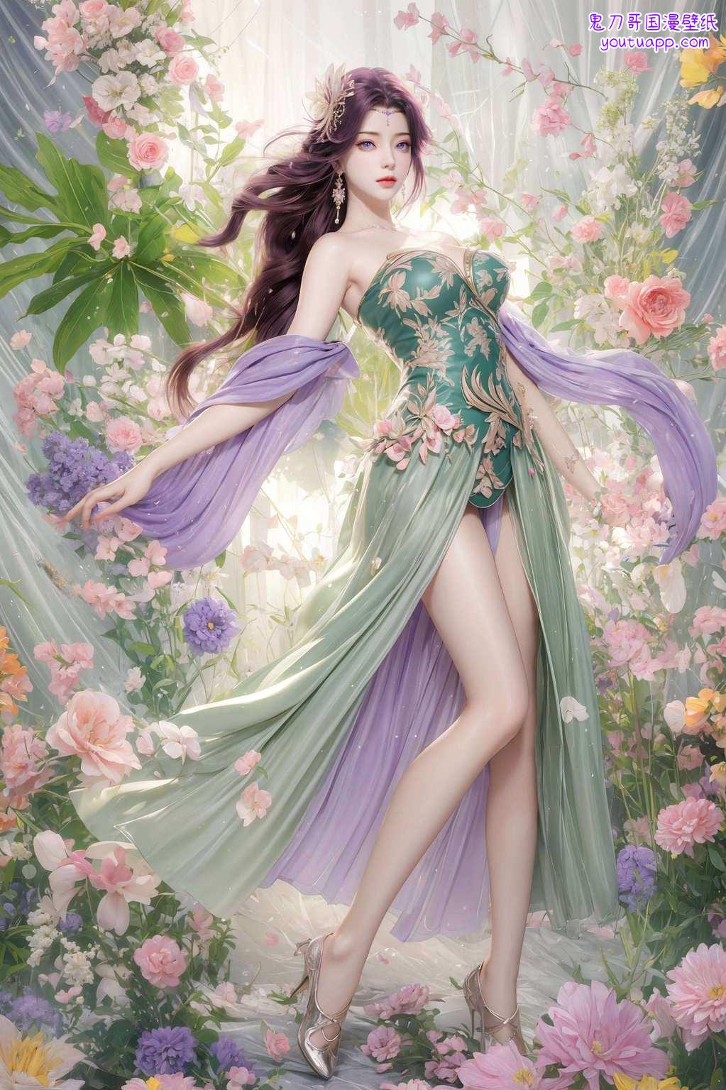 不仅是国漫界的女神担当她那双放电眼神