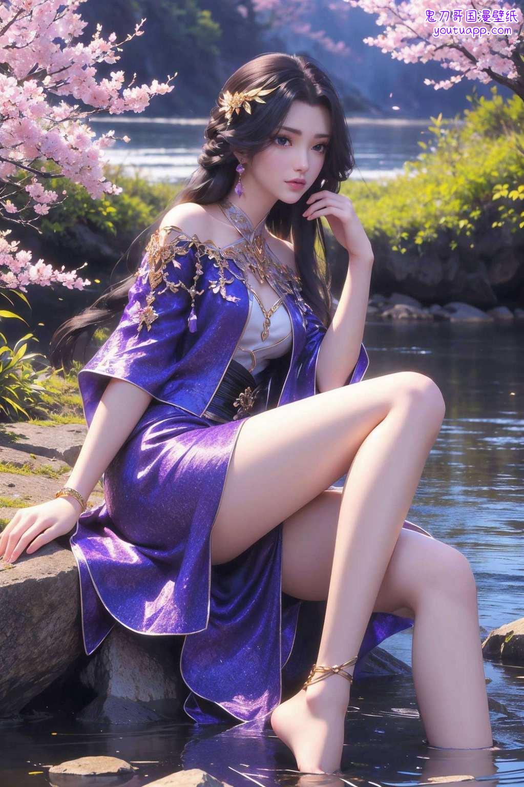 在这玄幻的画卷中动漫美女的魅力