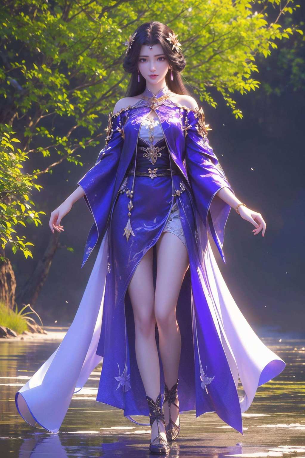 在这绚烂的玄幻画卷中国漫女神们以她们的美丽与智慧
