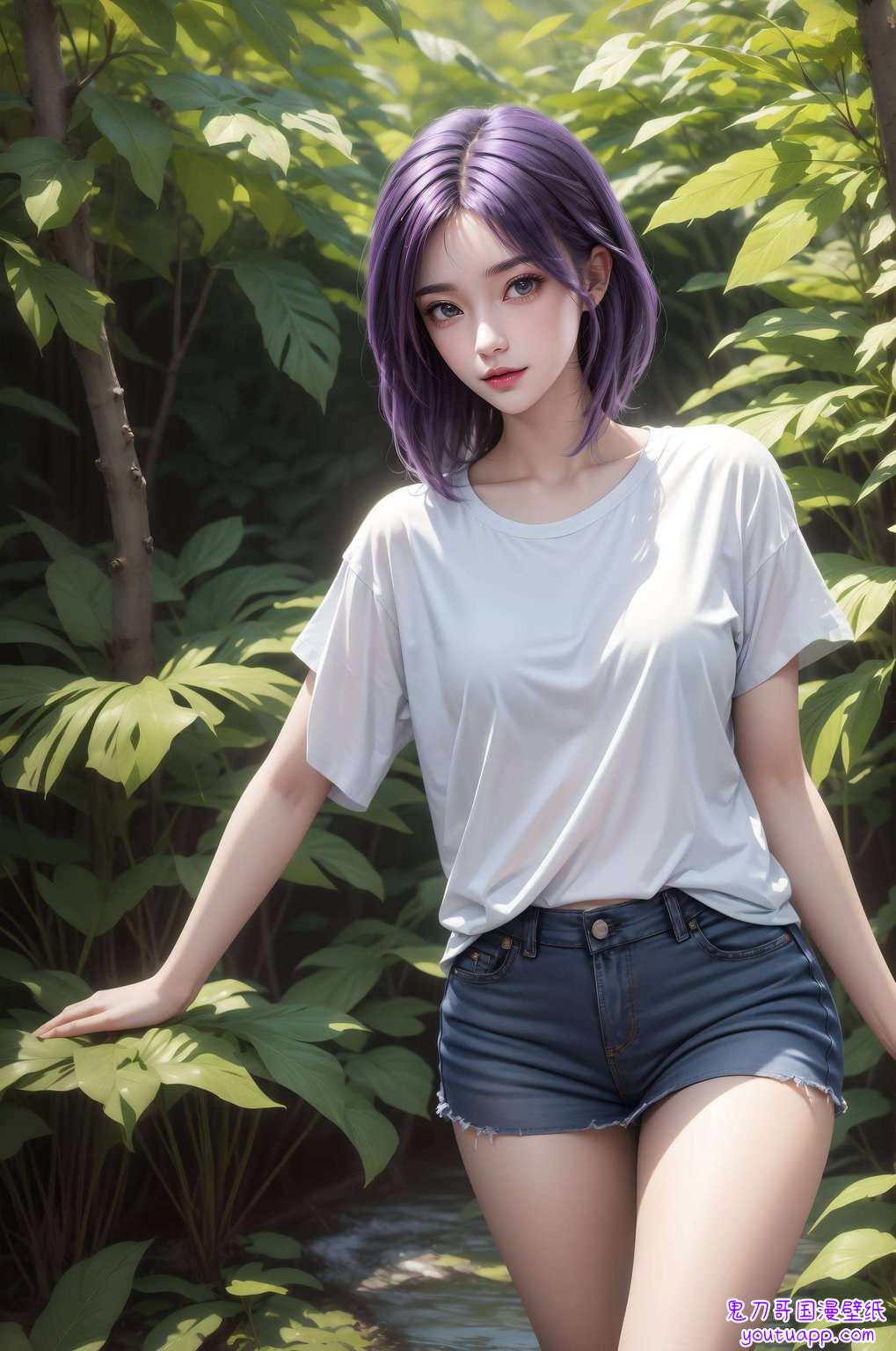 美图尽享还融合了动漫女神的时尚感