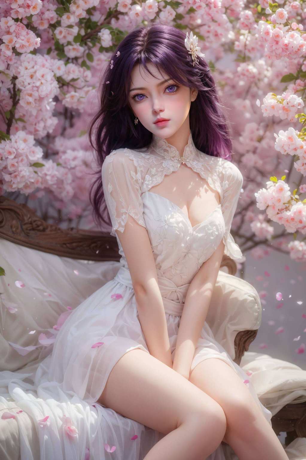 艺术壁纸映心动；国漫女神云曦舞玄幻色彩渲染深