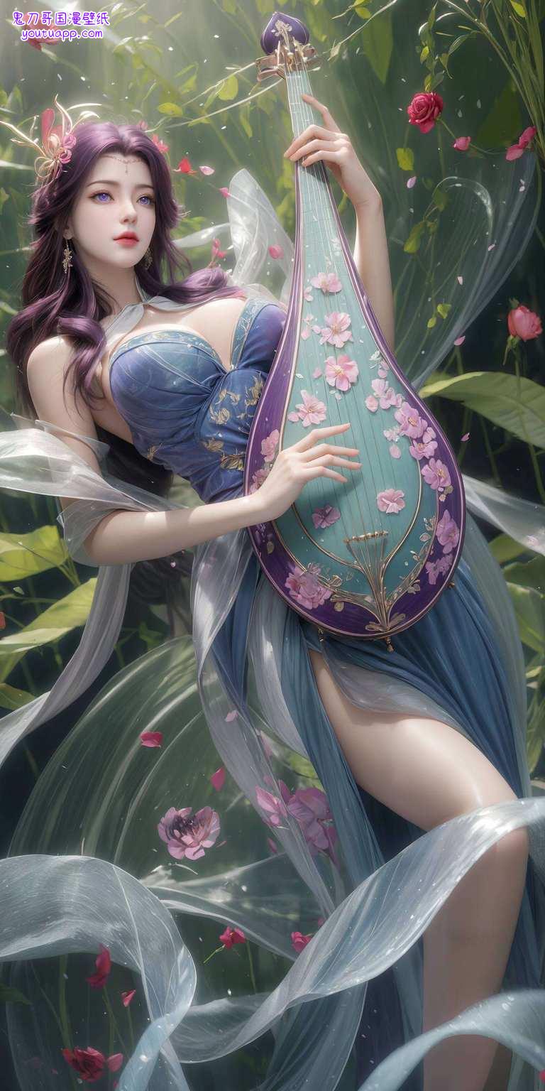她的倩影如梦似幻她的美