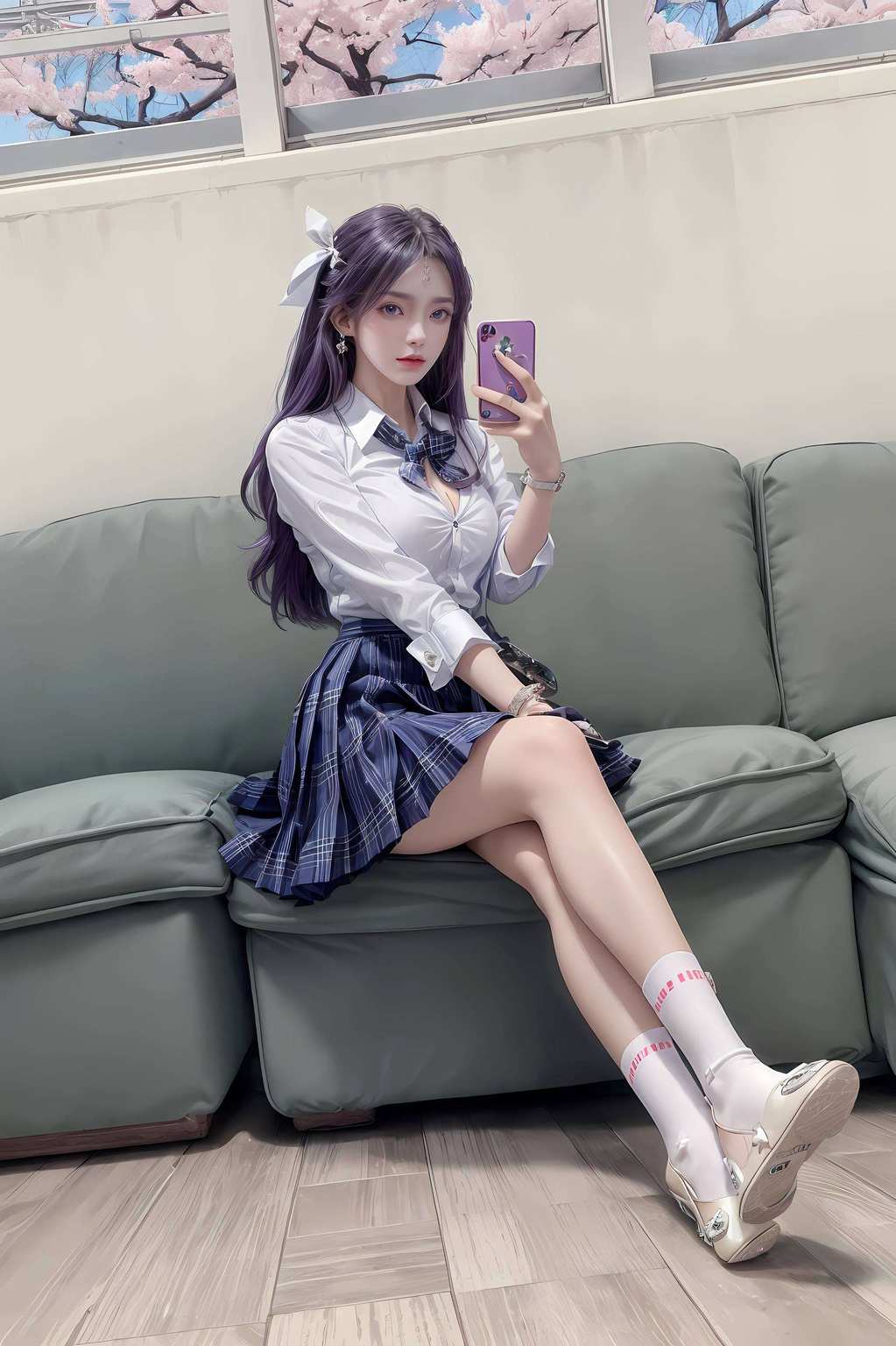 哈哈把她的形象设成壁纸