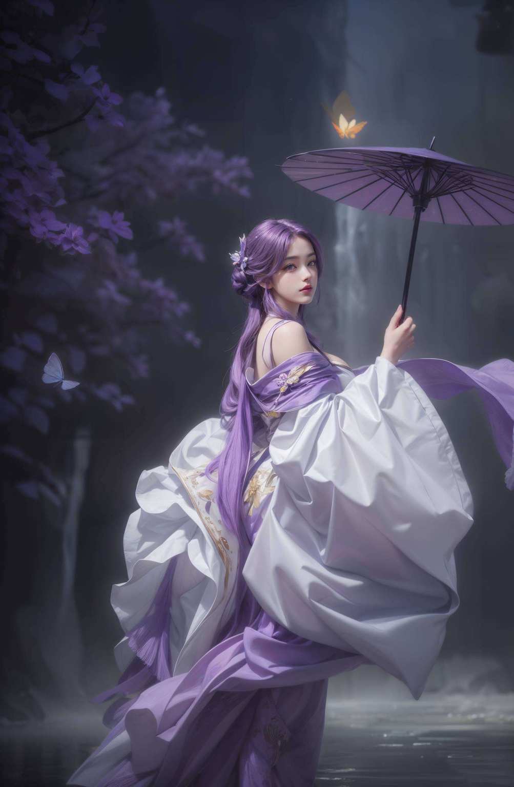 在这国漫女神的引领下她那飘逸的长发