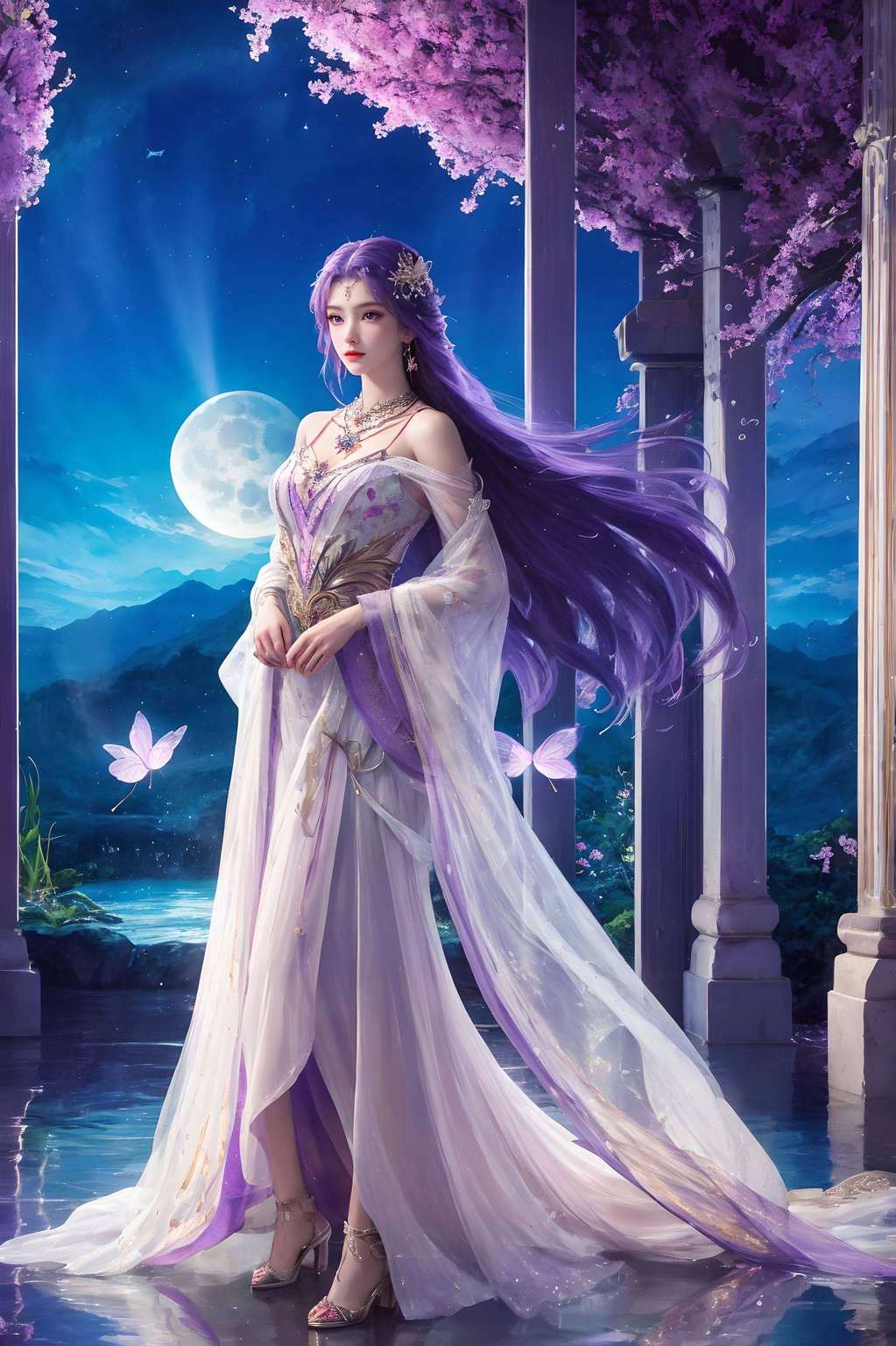 曦光映碧落美女国漫现