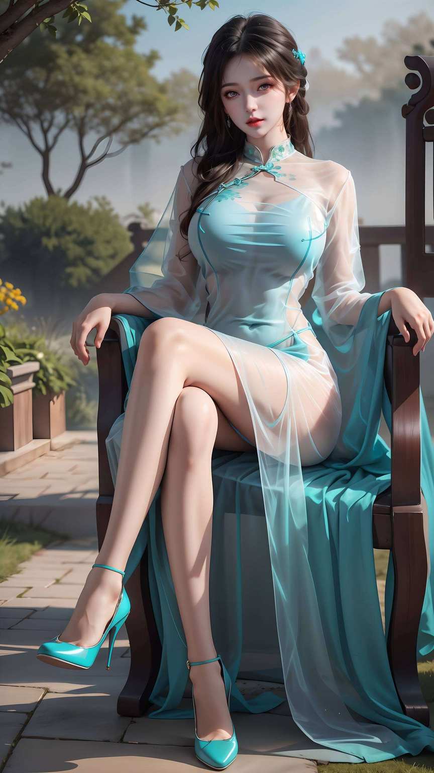 嘿嘿简直美得让人心跳加速！这国漫女神一出场