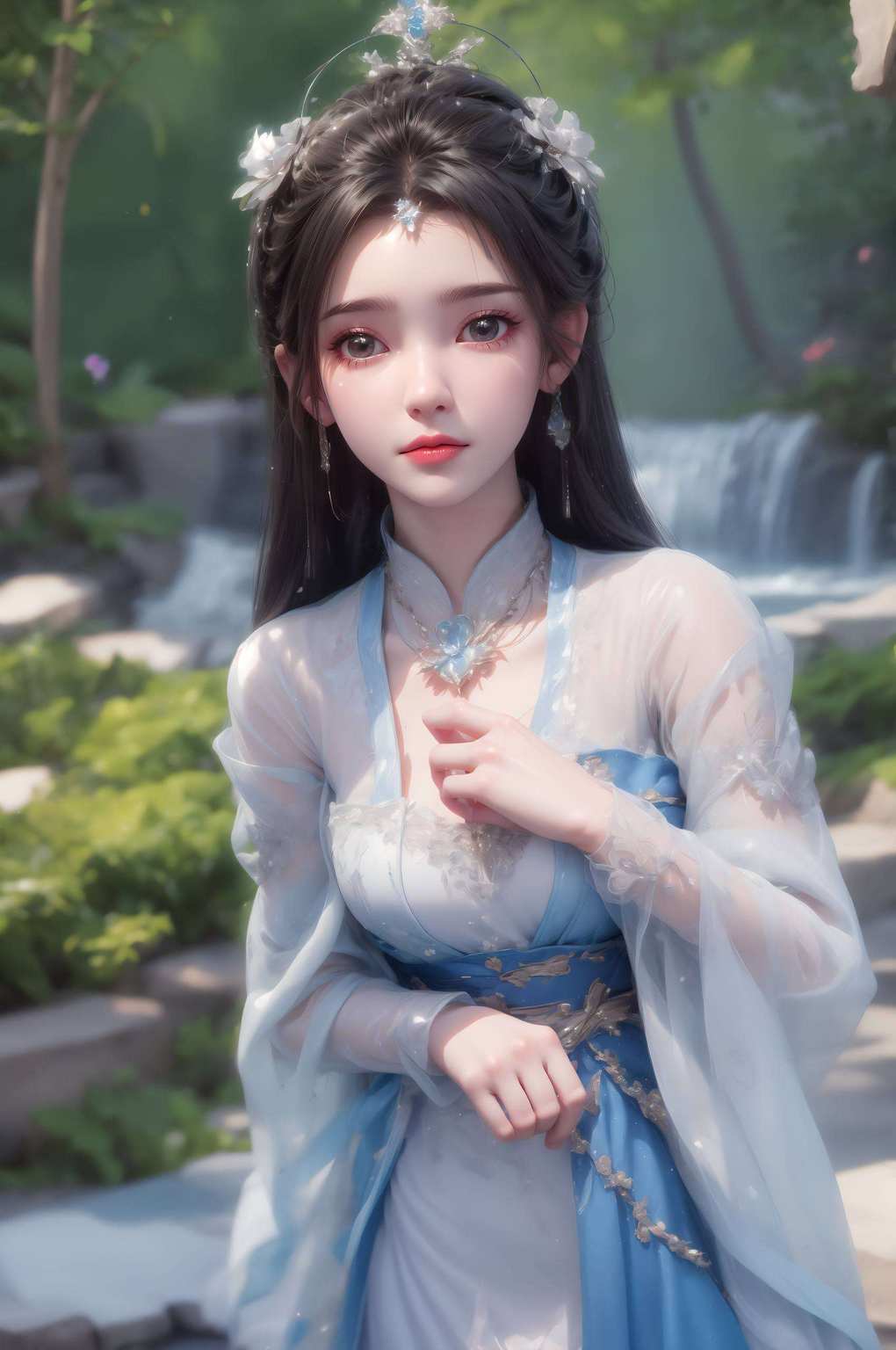 今天给大家推荐一位国漫界的颜值担当——李慕婉不信？看看王林那如痴如醉的眼神