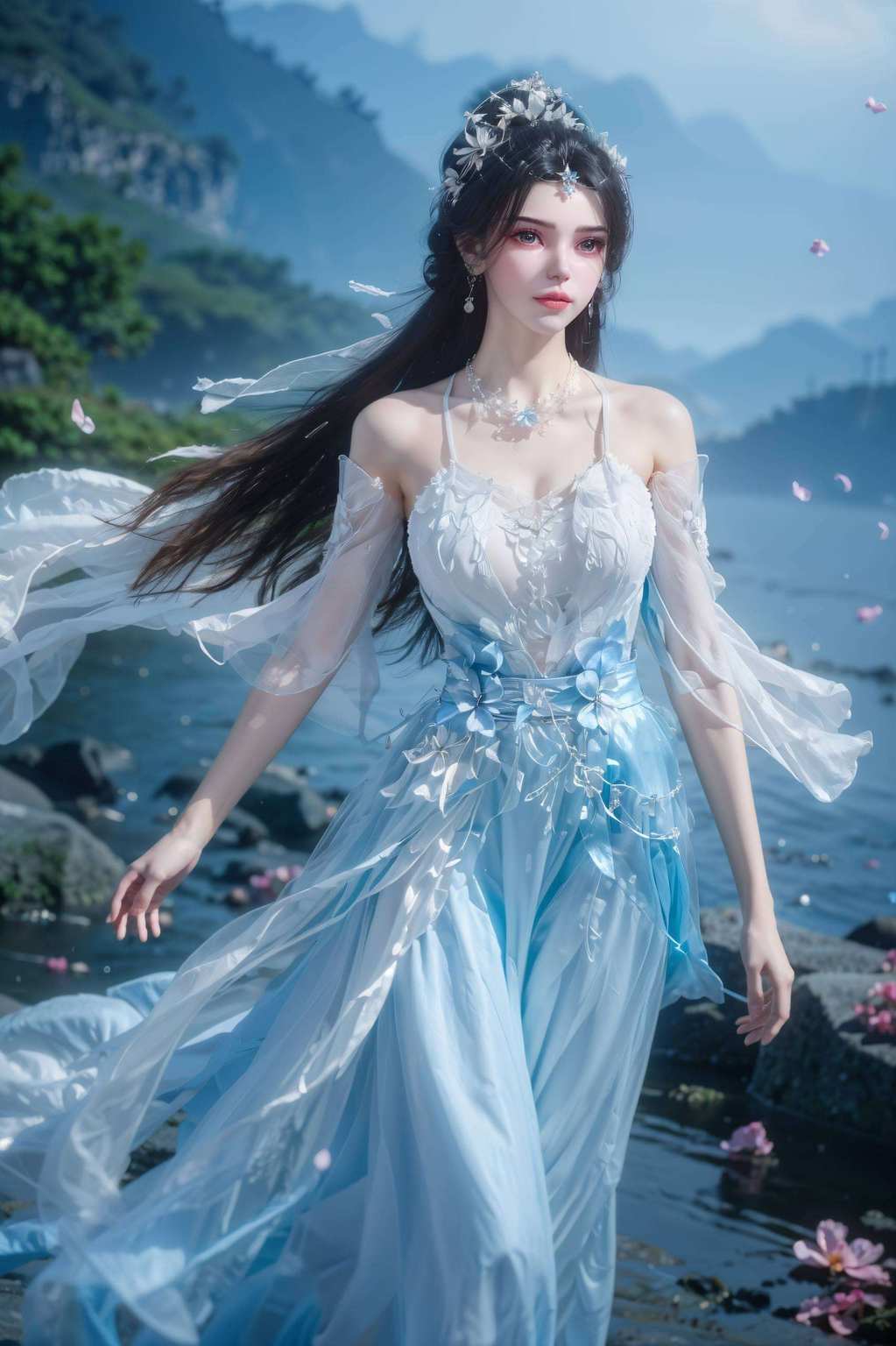 李慕婉仙颜映壁iPad壁纸