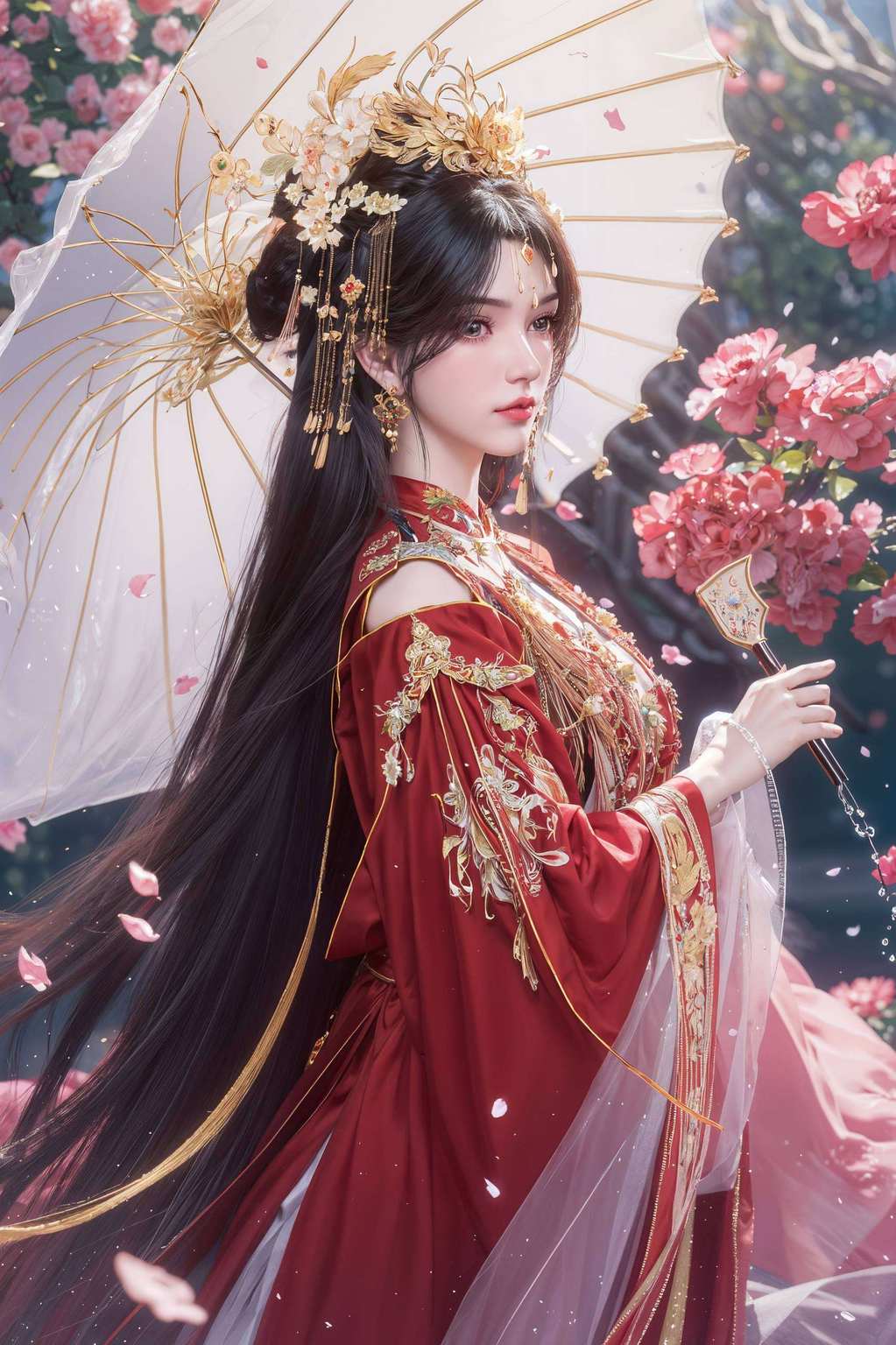 她那仙逆中的翩翩风采跃然于iPad的全面屏上