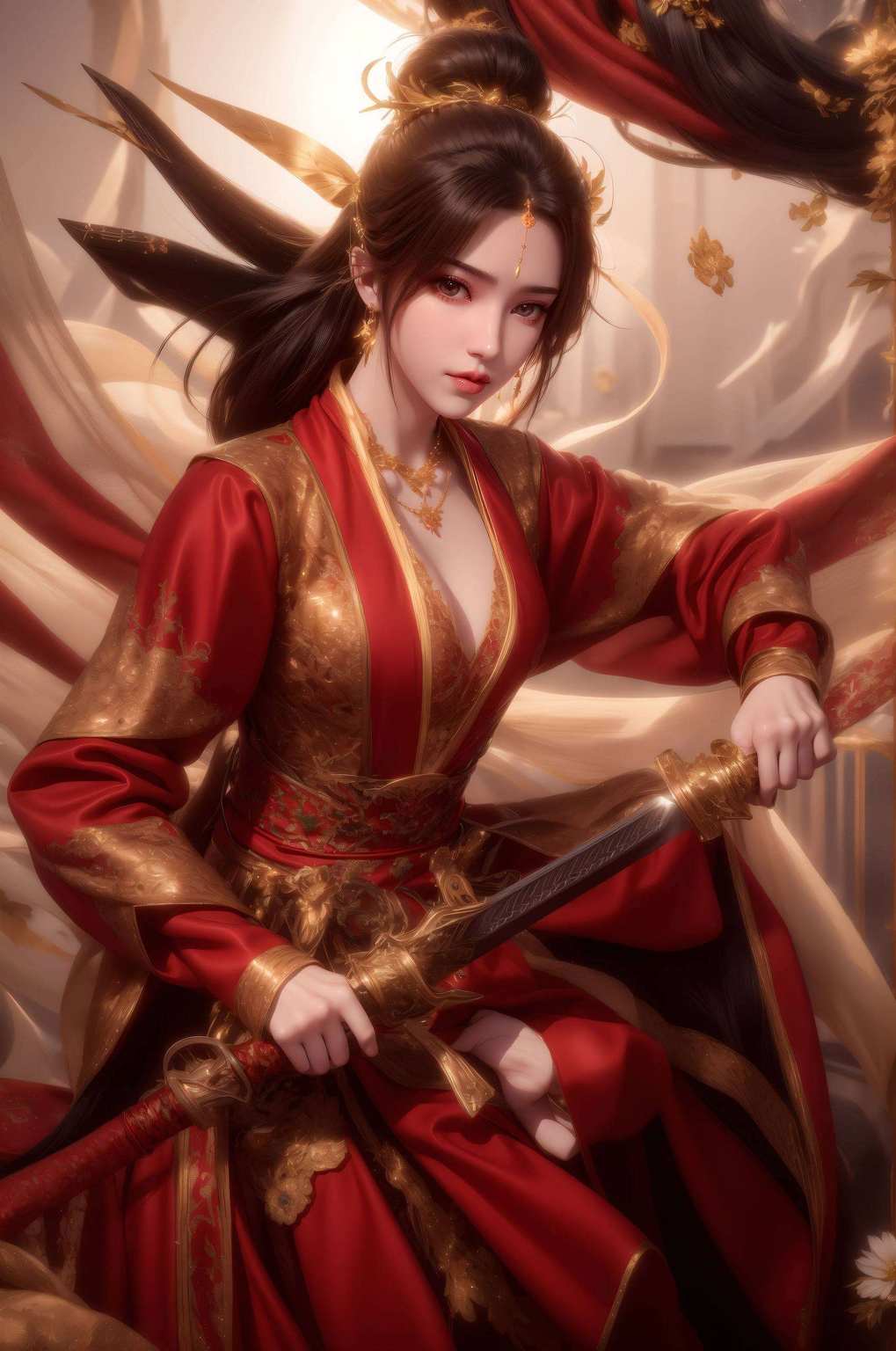 漫步于绚烂的国漫世界每一次目光触及李慕婉的手机超清壁纸