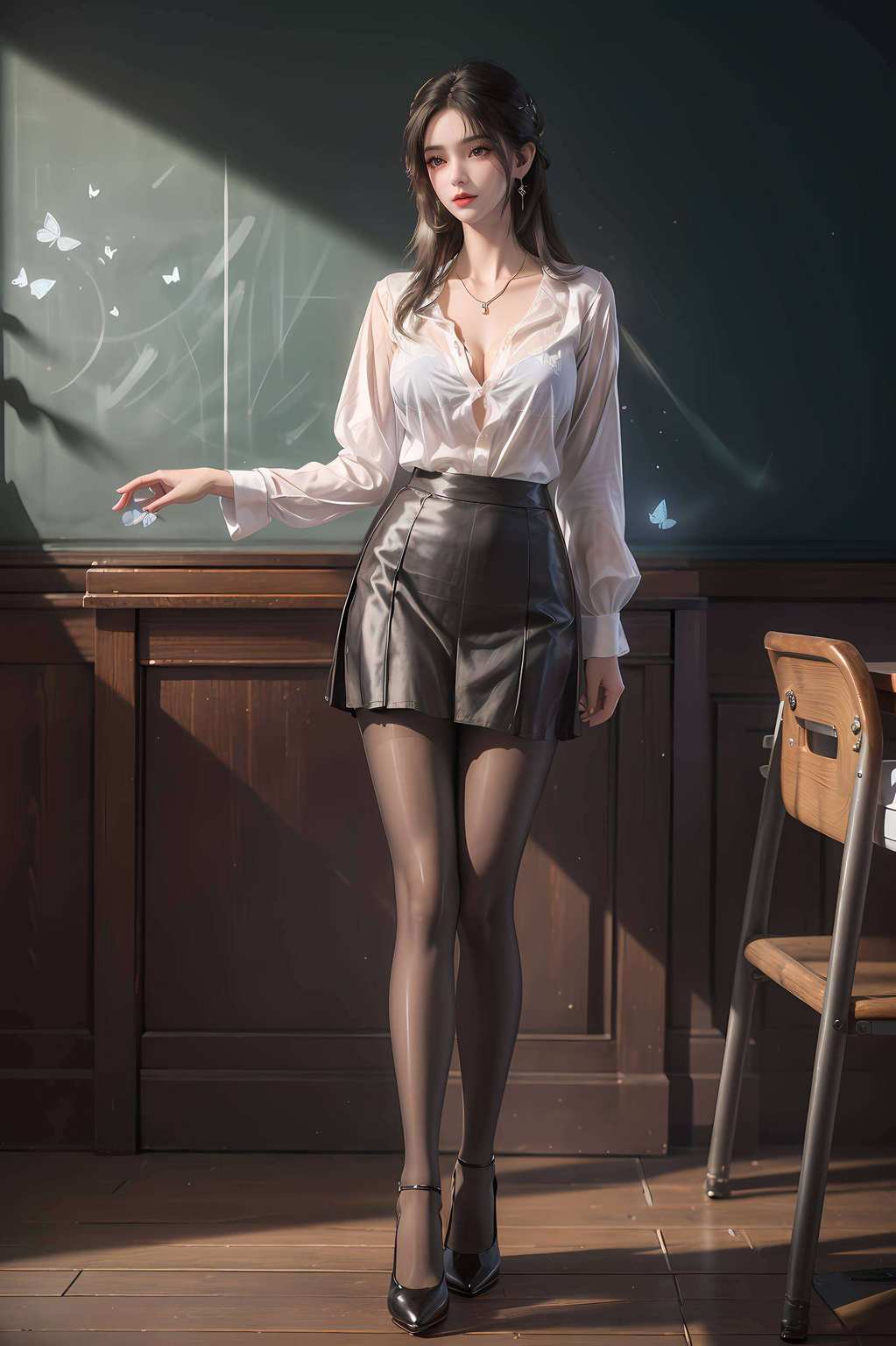 她的壁纸不仅是装饰她的每一次凝眸都让人感叹人生的无常与美好
