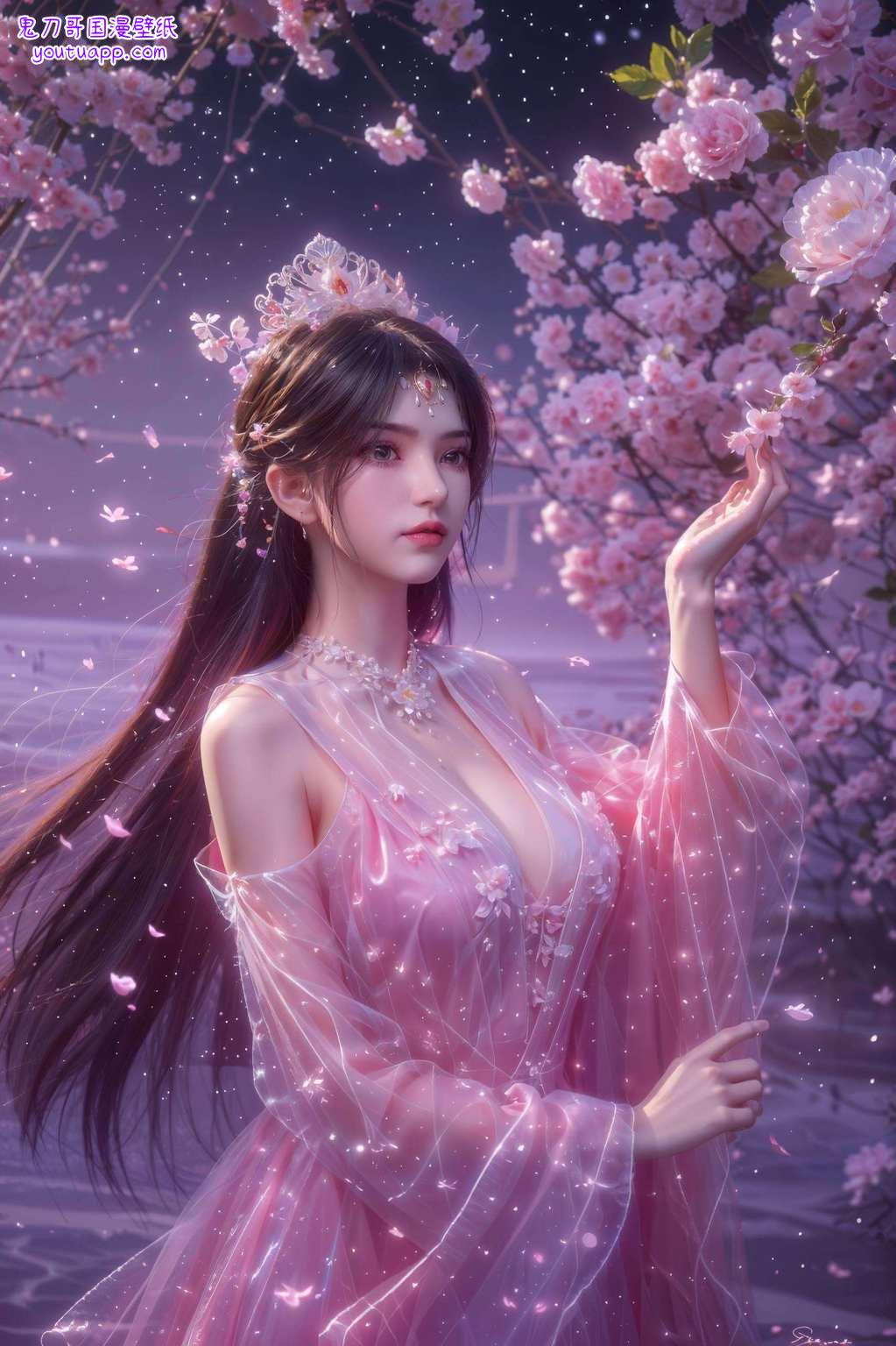 与她共舞九天之上她是国漫中的女神