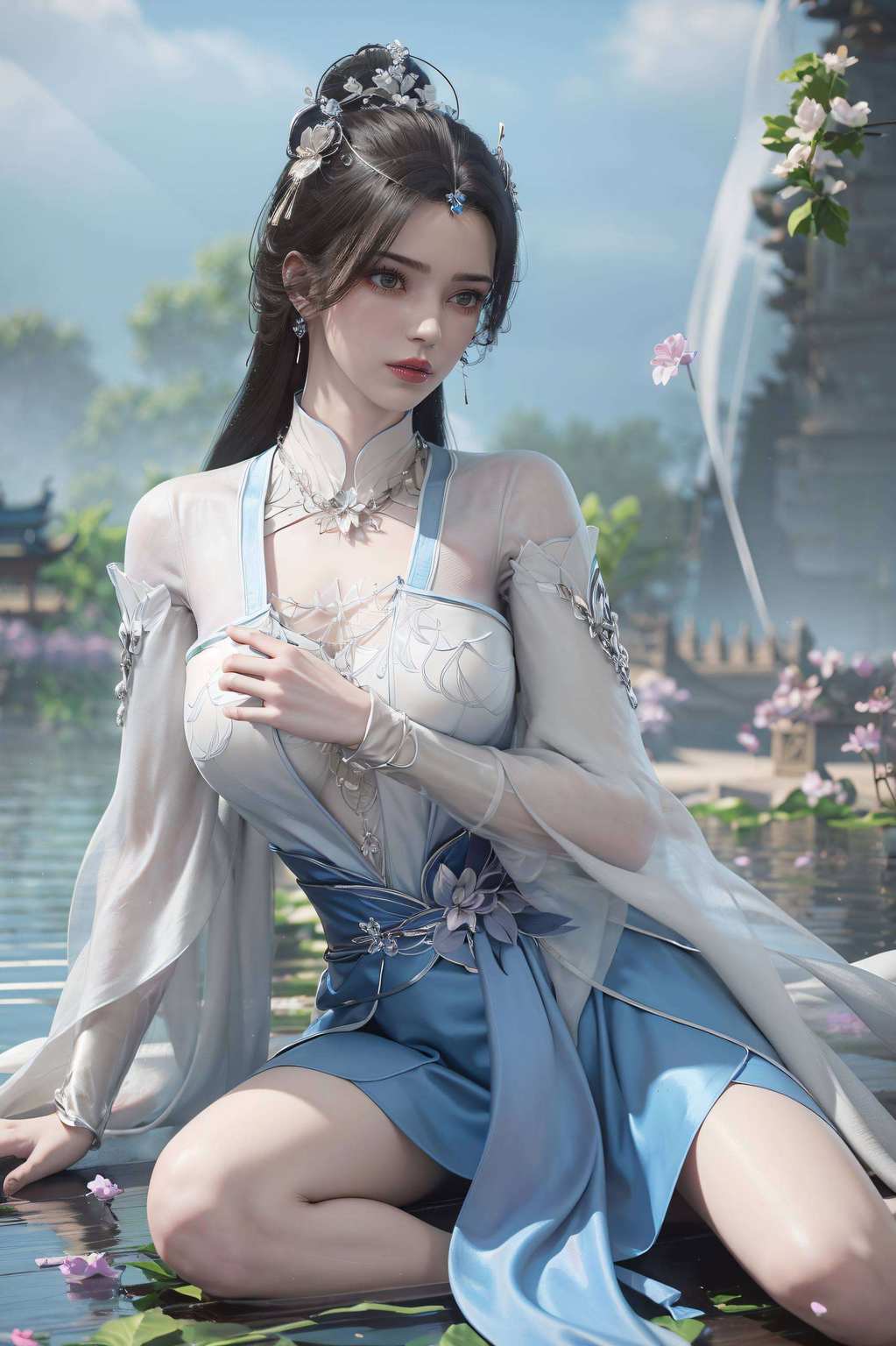 让国漫美女陪伴你的每一天！想象一下