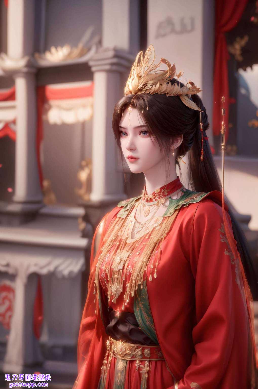 婉影映壁壁画之前