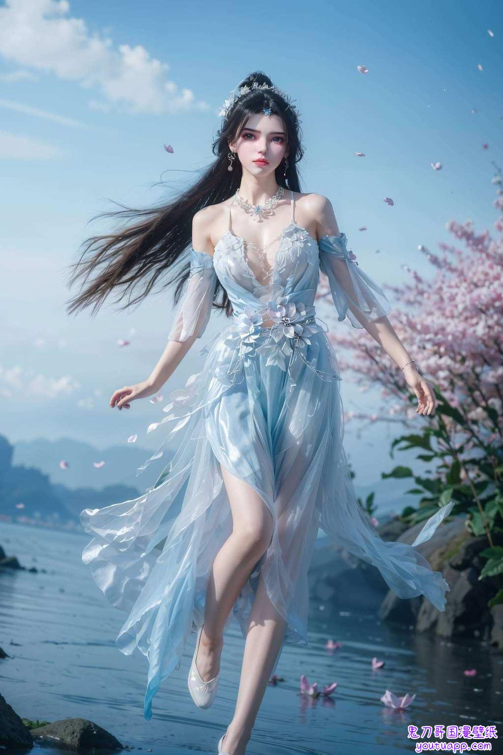 李慕婉仙气逼人为你的iPad增添艺术魅力