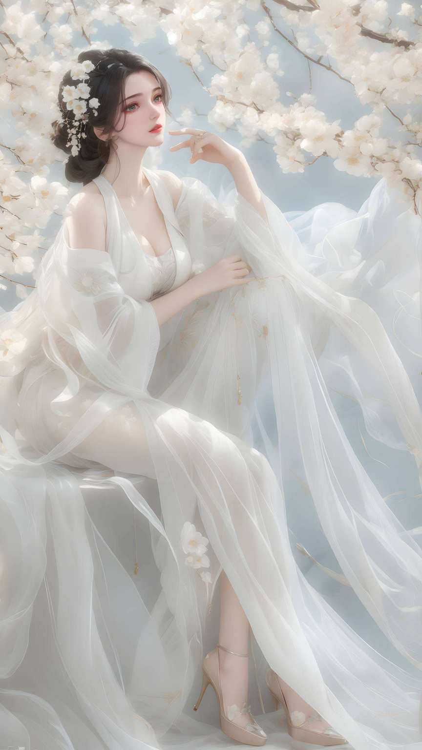 这位国漫美女探寻三寸人间李慕婉的绝世芳华