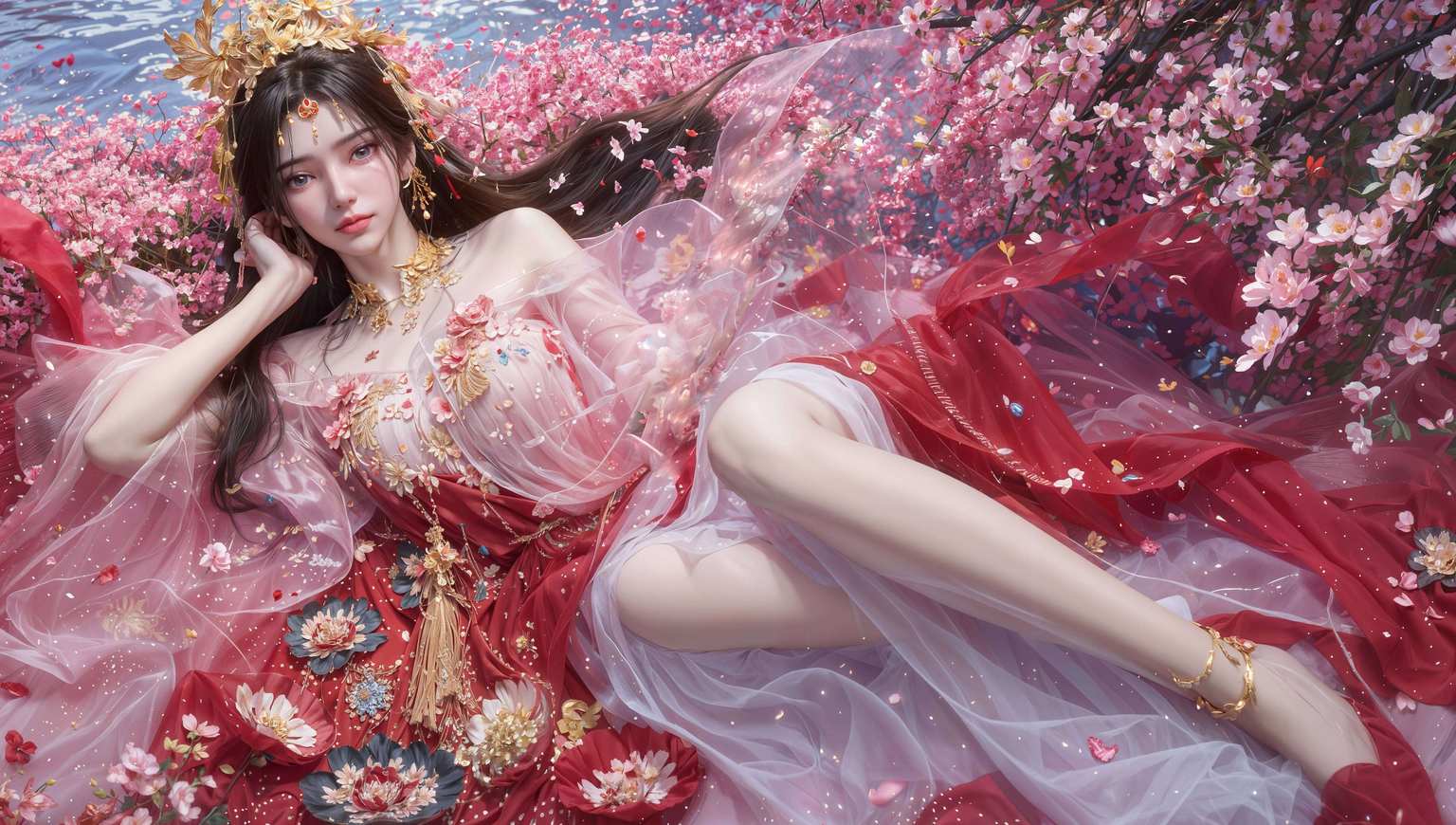 简直能让整个玄幻世界都亮堂堂的咱们一起欣赏这国漫与动漫女神的视觉盛宴！