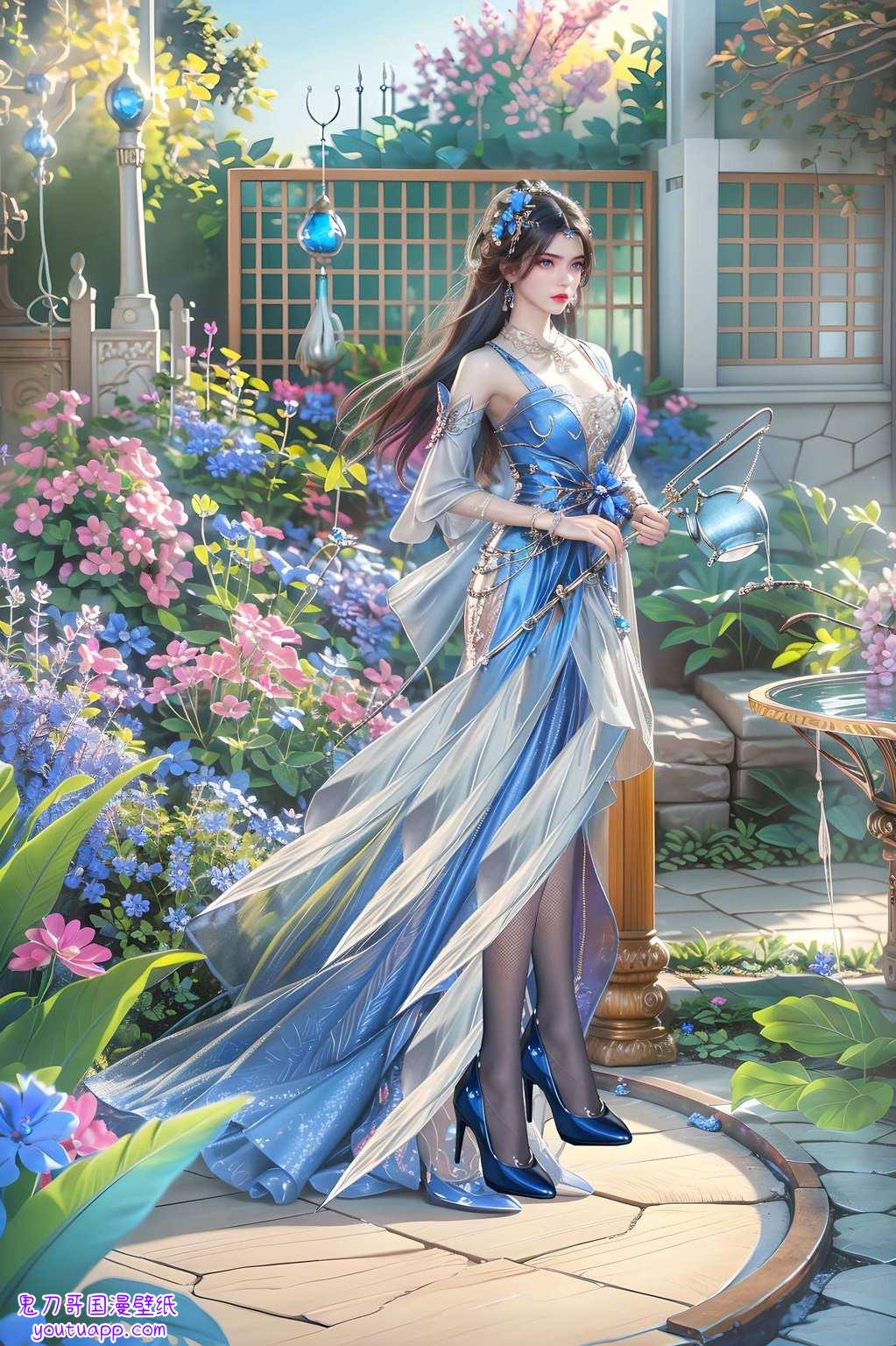 简直就像是壁画里的国漫女神嘻嘻