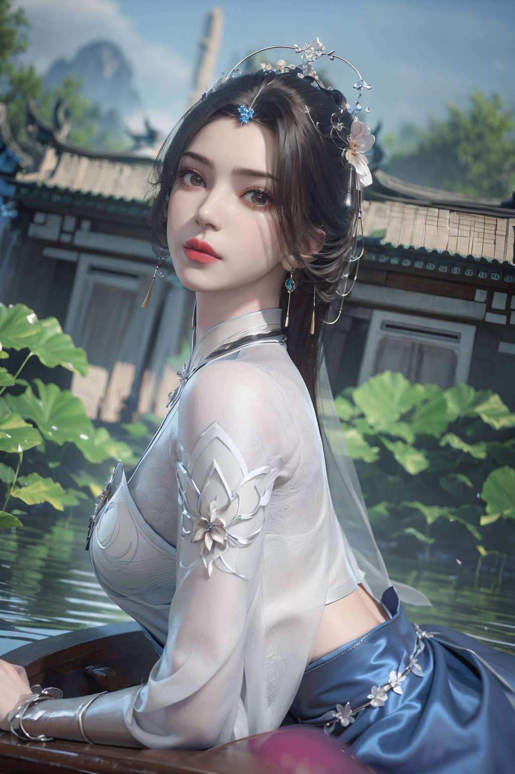 她可是当之无愧！快来把这位国漫美女设置为你的电脑壁纸开心就好！