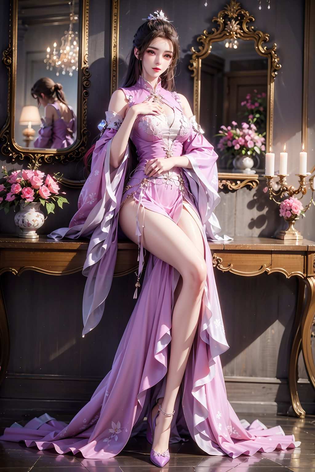 国漫美女的魅力它融合了玄幻元素