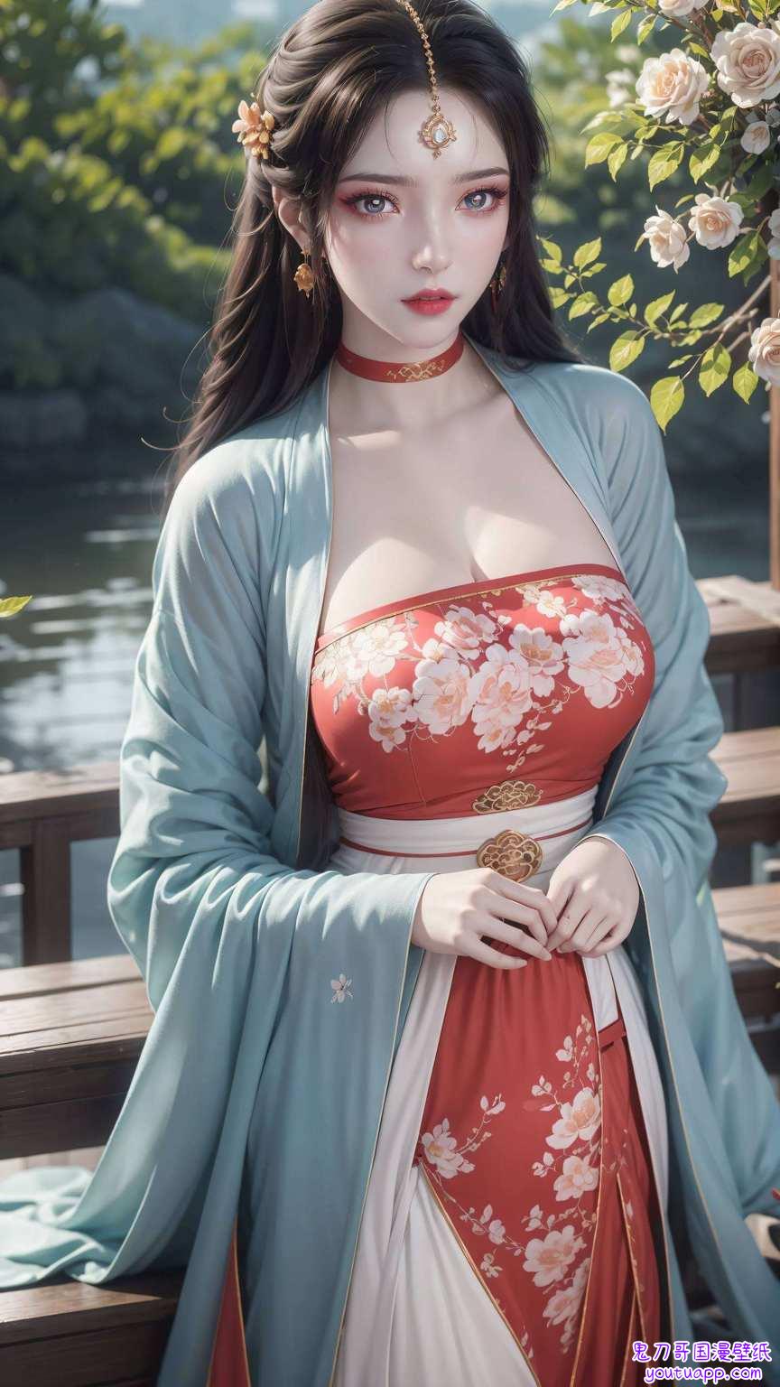 玄幻世界中国漫女神墨云翩翩起舞