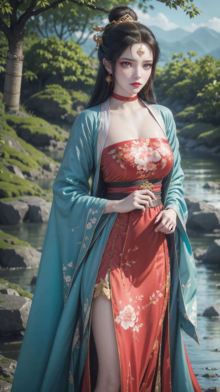 墨云壁纸之中她们的美