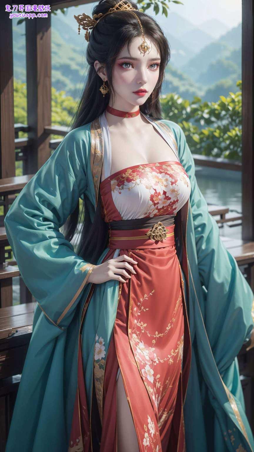 保证让你的平板瞬间变身艺术殿堂！🎨 咱们先来说说这墨云壁纸飘逸的裙摆、英俊的职业装