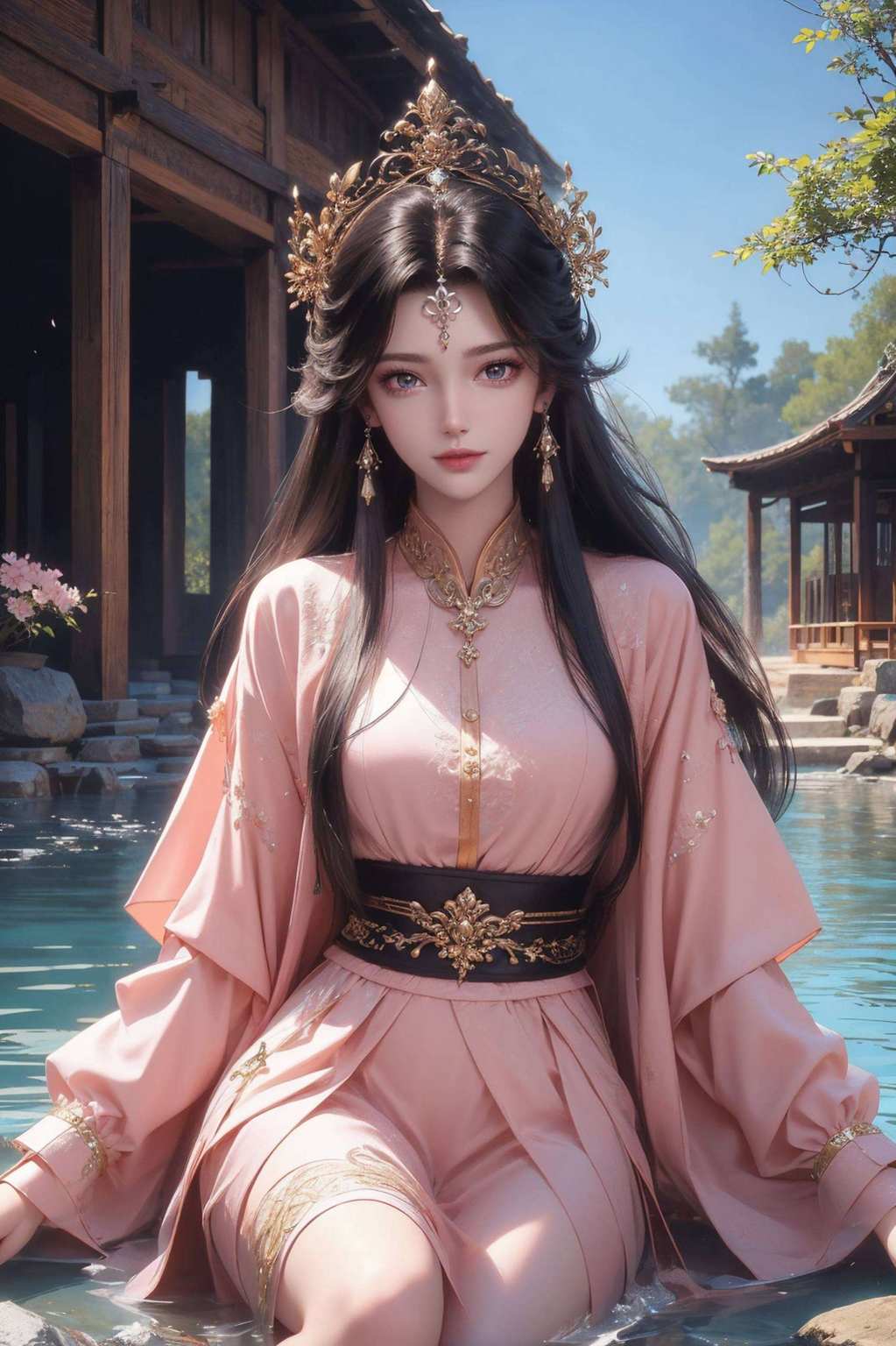 今儿个给大家介绍一款绝美的国漫壁纸保准你们的ipad瞬间变身艺术品！这位主角儿啊