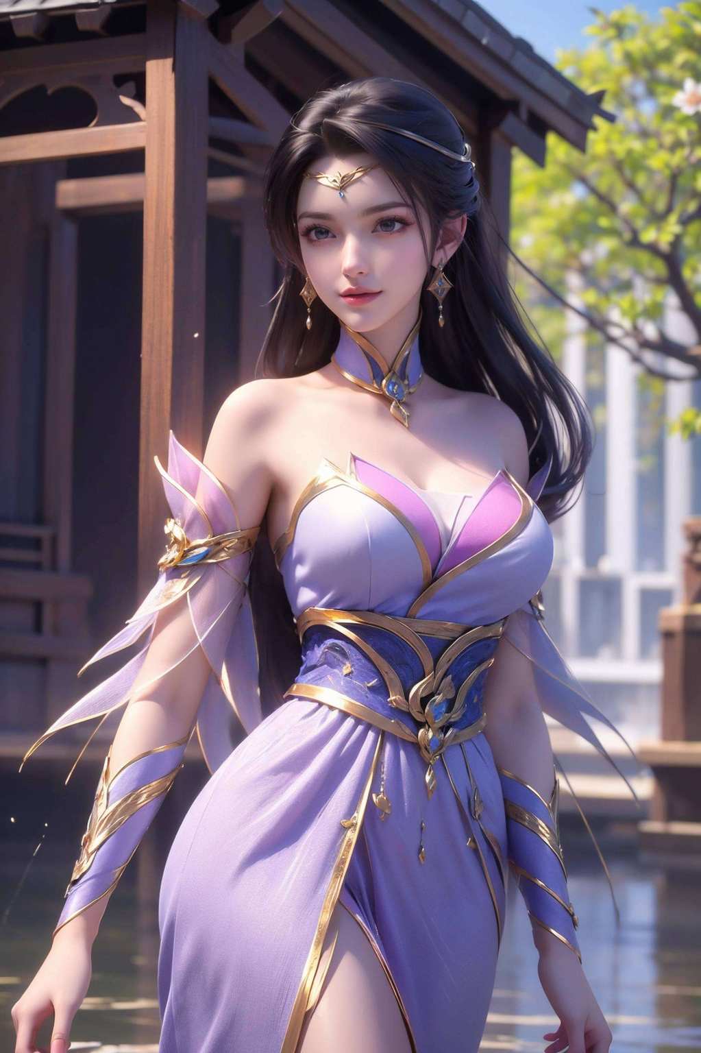 都如同壁画般精美她的每一个瞬间