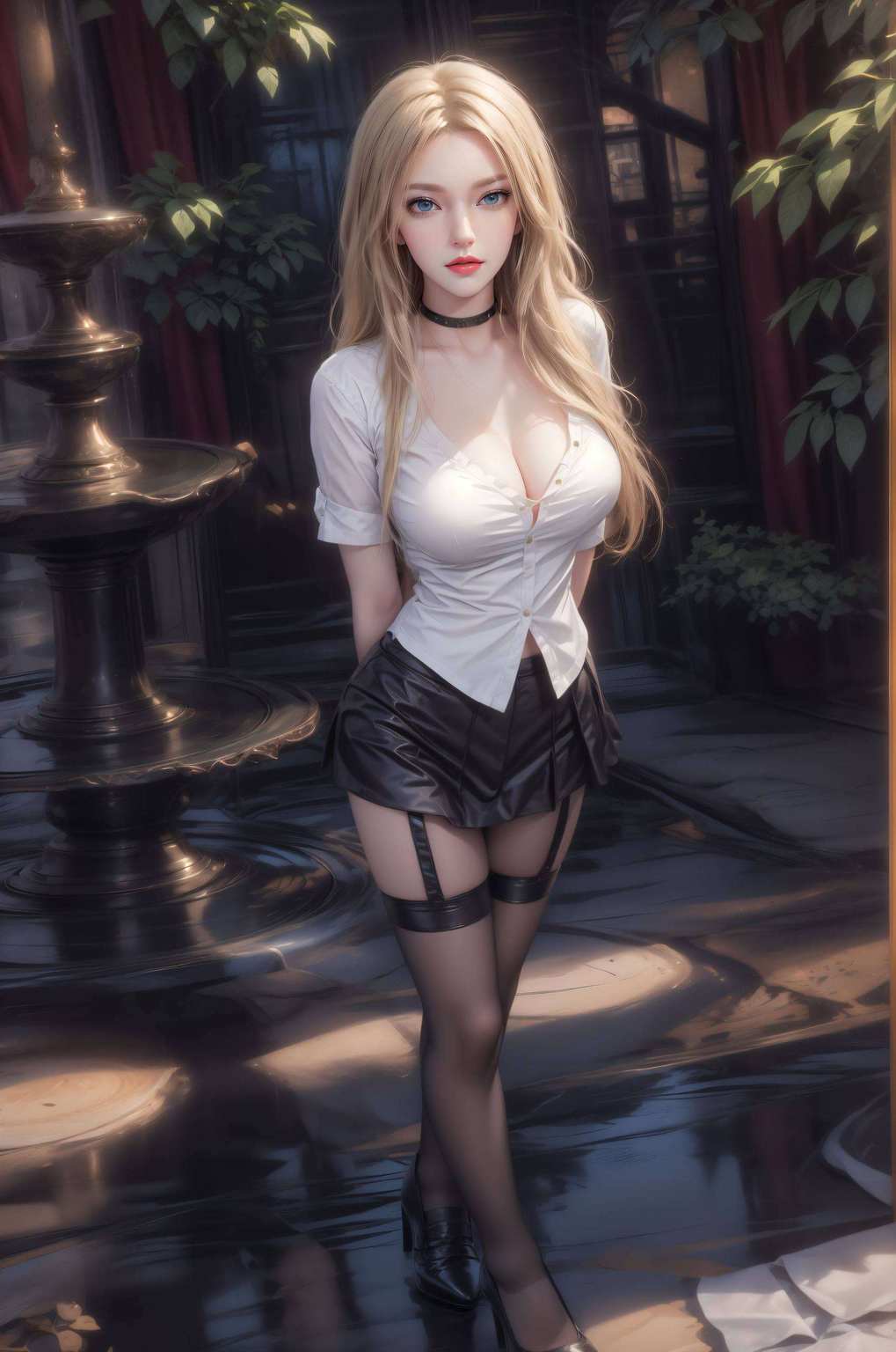 雄兵连中的女神凯莎以她的英姿飒爽和深邃眼神