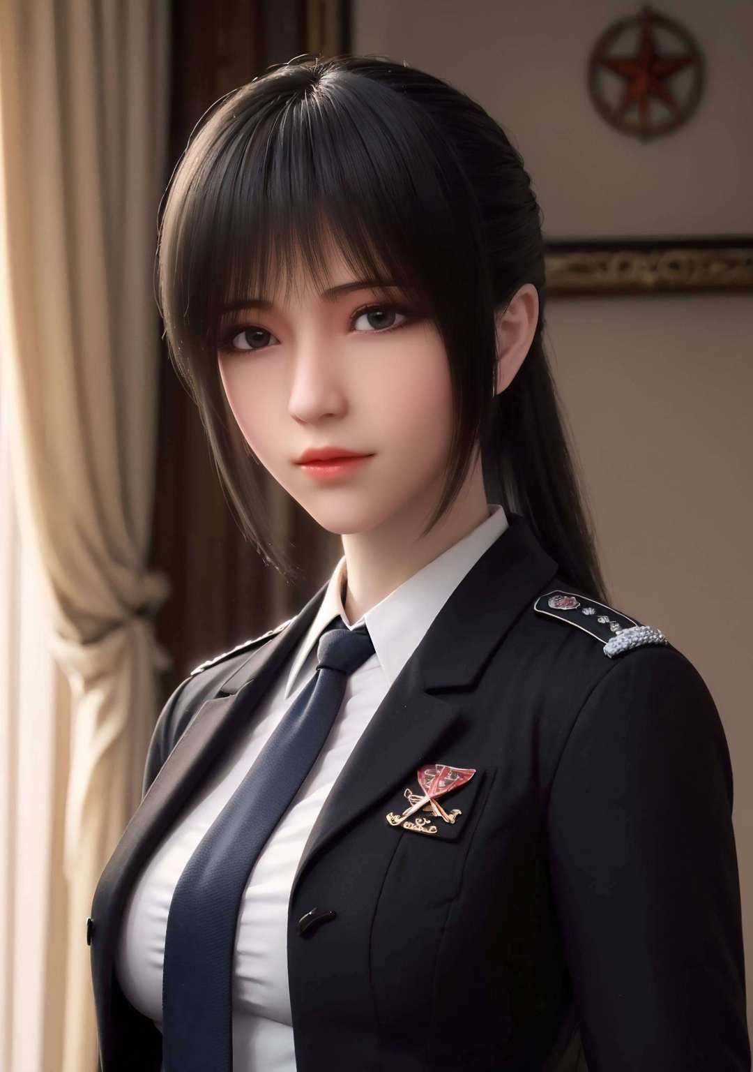 成为了新雄兵连的壁纸新宠这位国漫女神