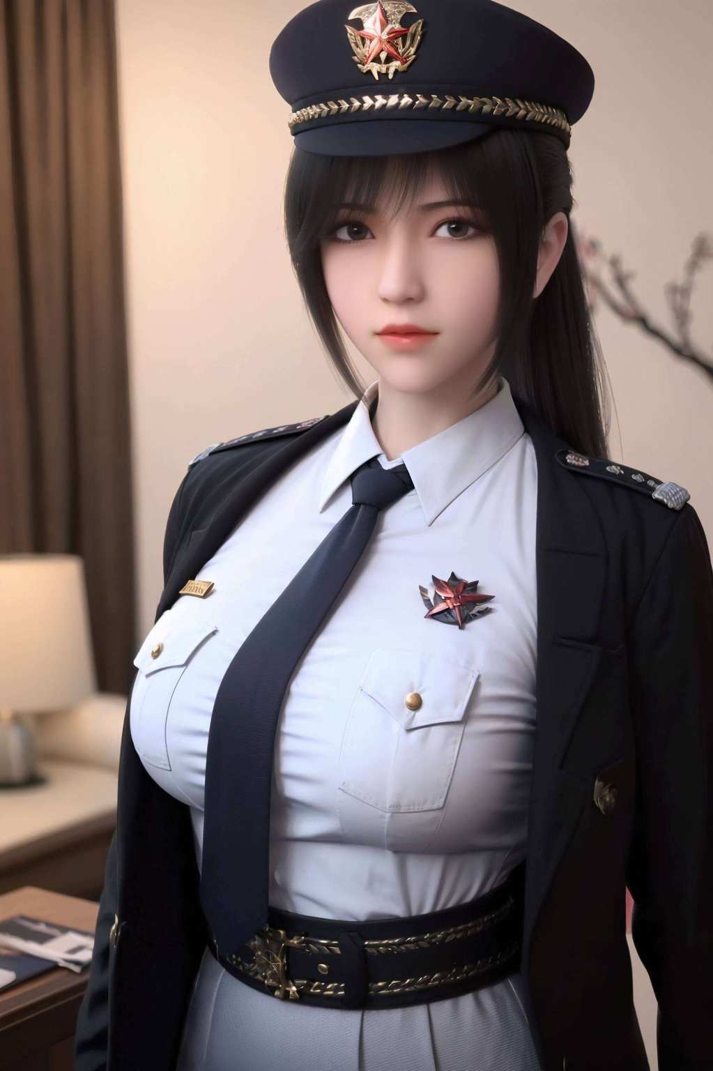 她的身影用她的魅力诠释了动漫美女的独特韵味