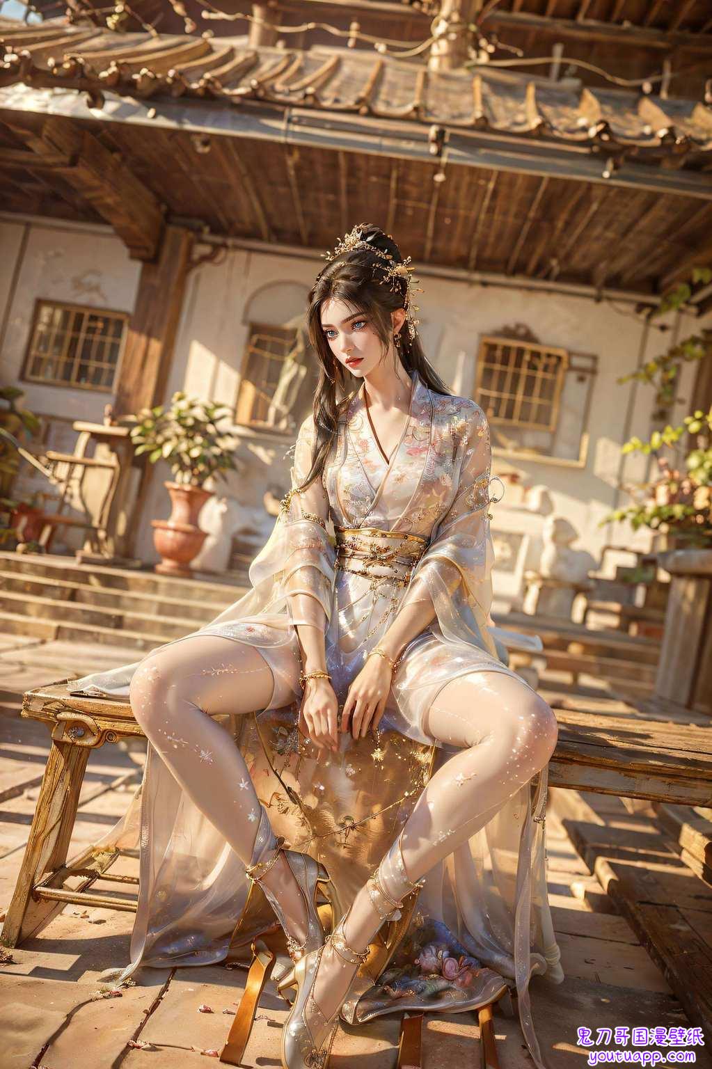 更是成为了AIGC壁纸界的宠儿想要把这位国漫美女带回家？别忘了