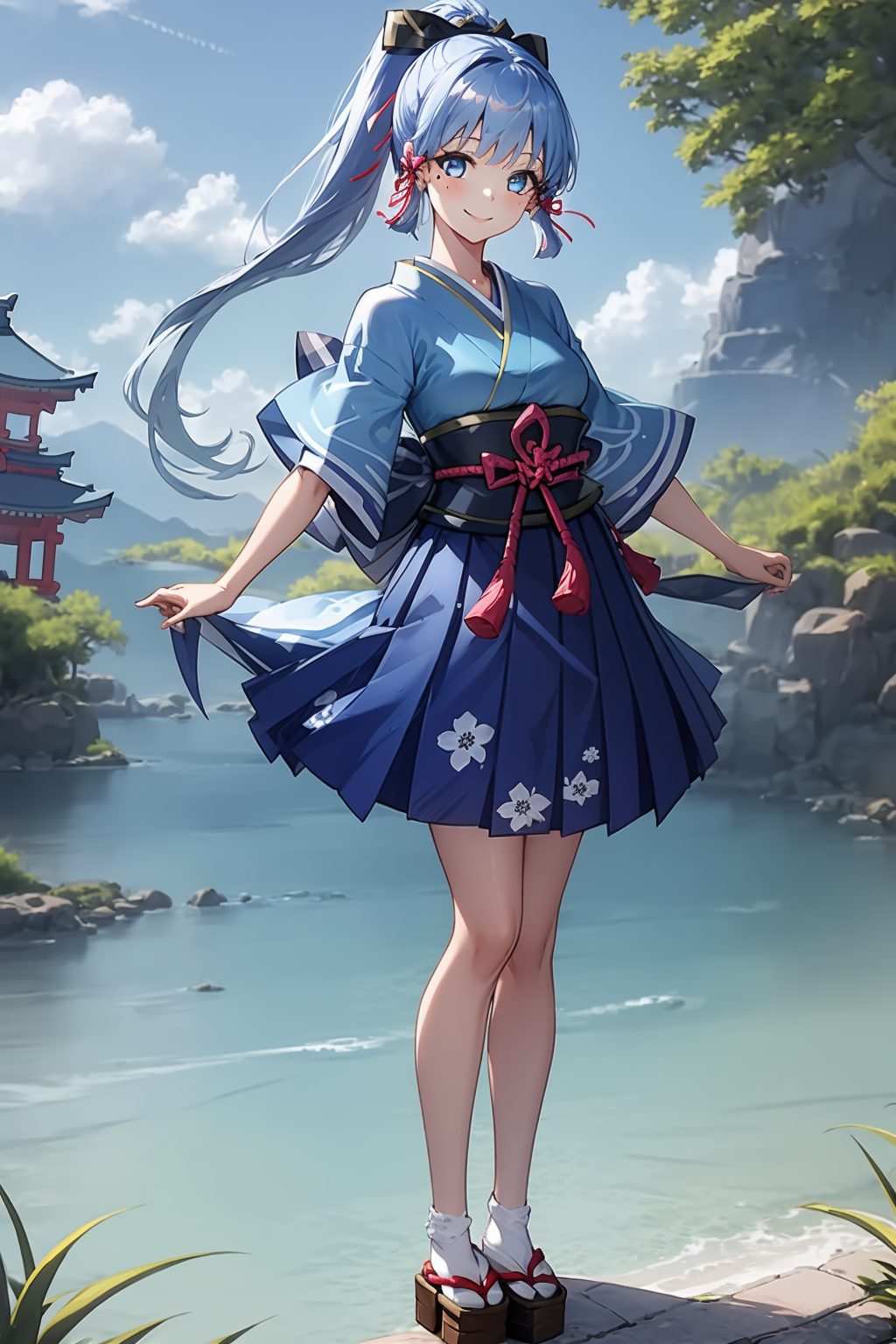 这俩闺蜜的壁纸神里凌华与荧的闺蜜情深