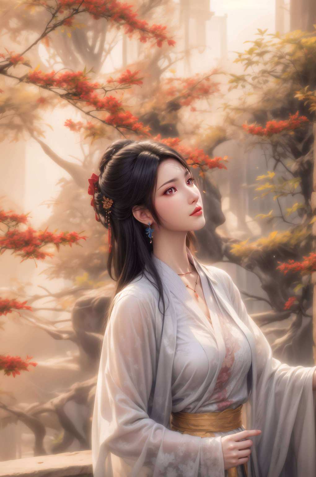 而元尊则稳如泰山如同壁画中的经典构图