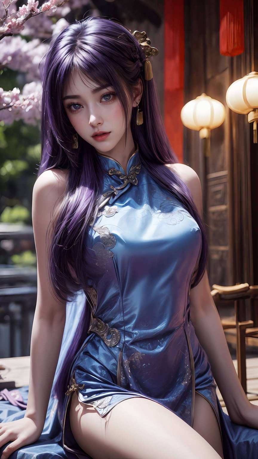 她是国漫中的绝世美女在绚烂的4K全屏世界里