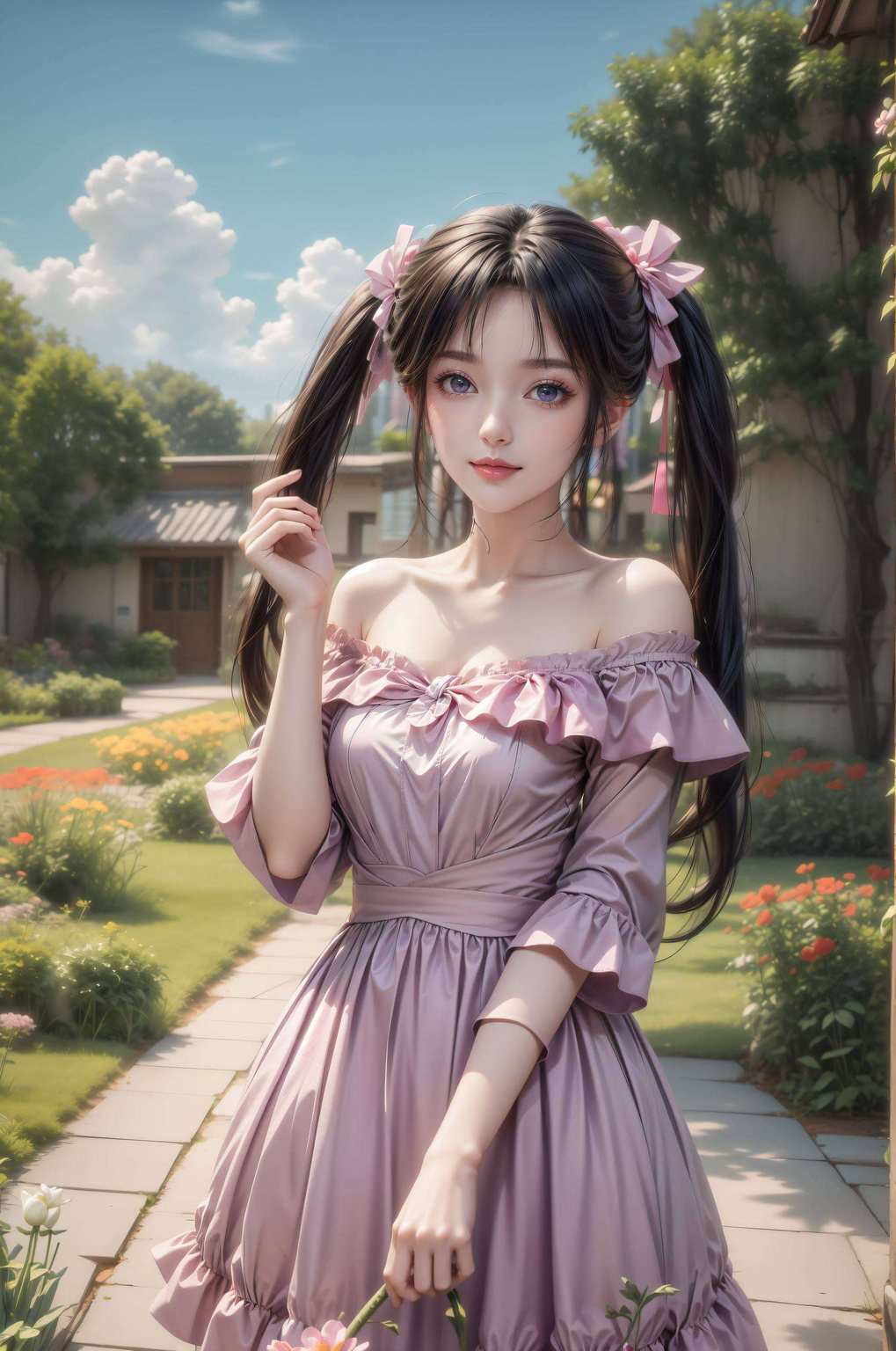 诛仙世界中一位丽人也如梦幻般的存在