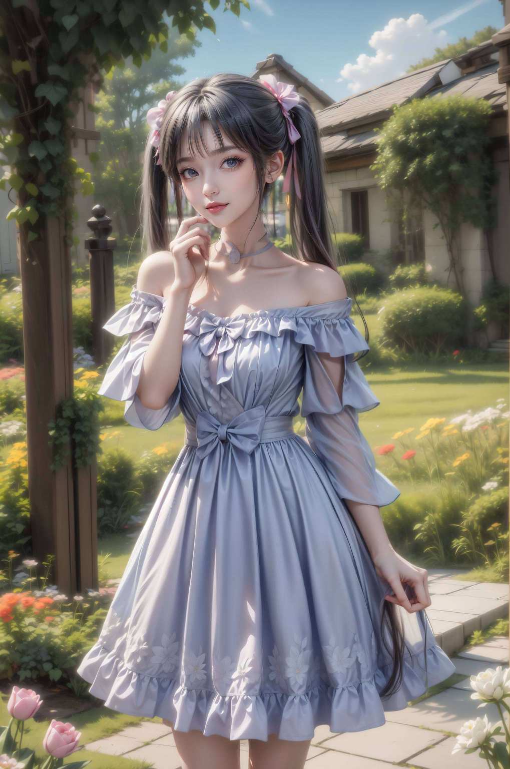 美得像是从画里走出来的一样让你的手机瞬间变身玄幻世界的美女秀场！