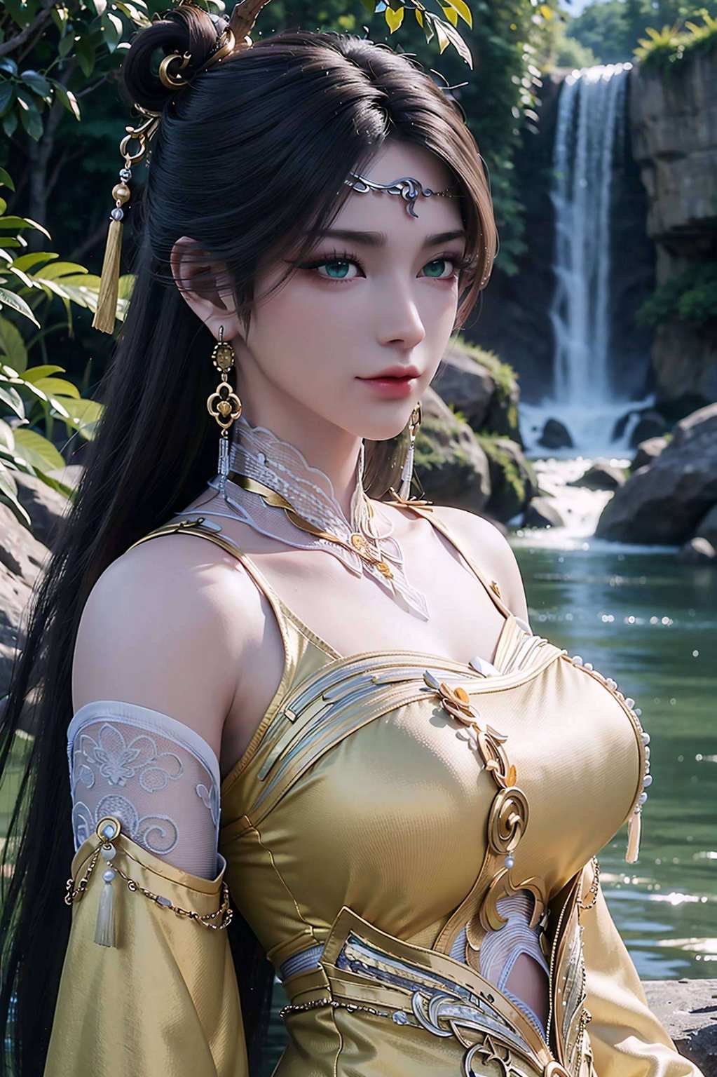 她身姿曼妙每一次动态展现都是对国漫美女形象的极致诠释