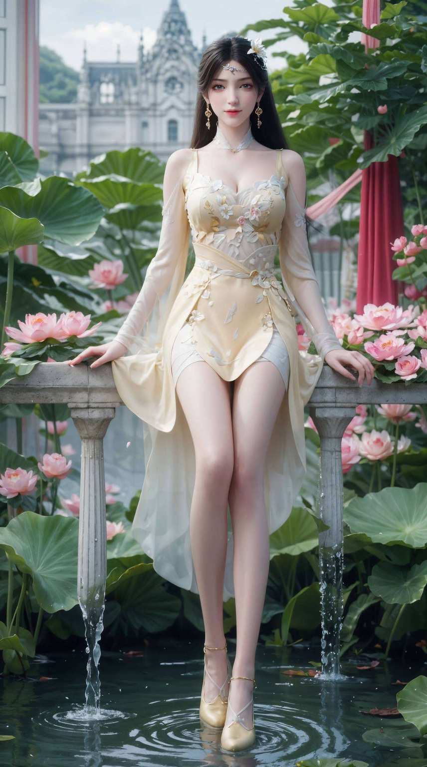 宛若一朵盛开在玄幻世界的火红玫瑰她的每一次亮相