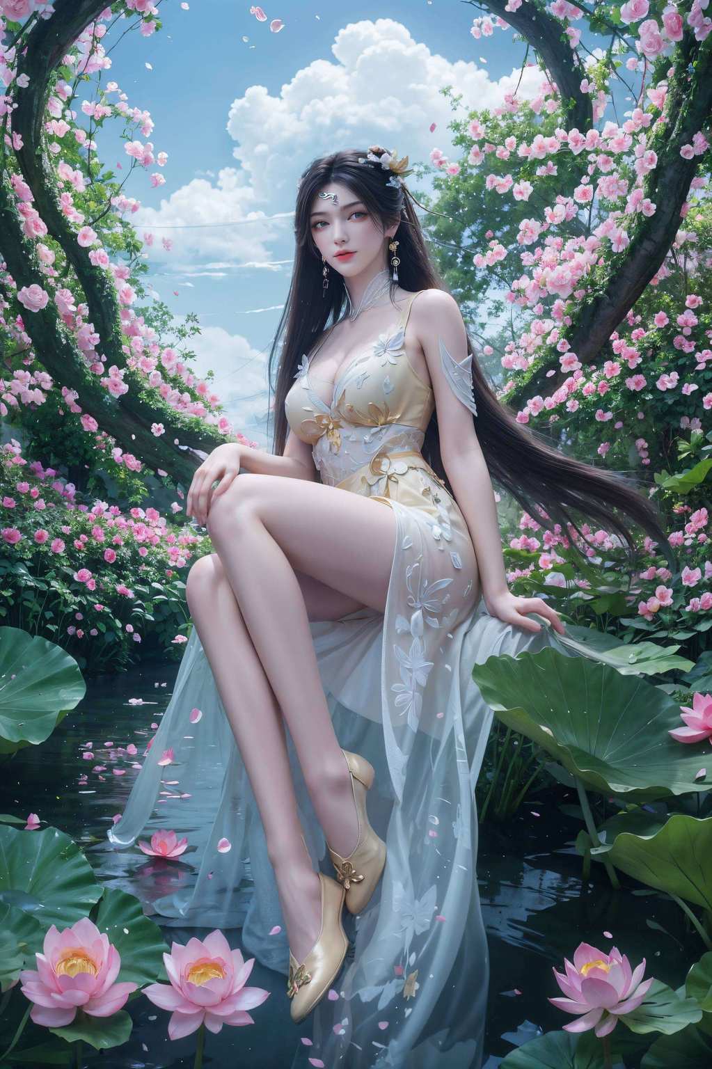 别看她在动漫中是个冷艳美女伤心壁纸里的她