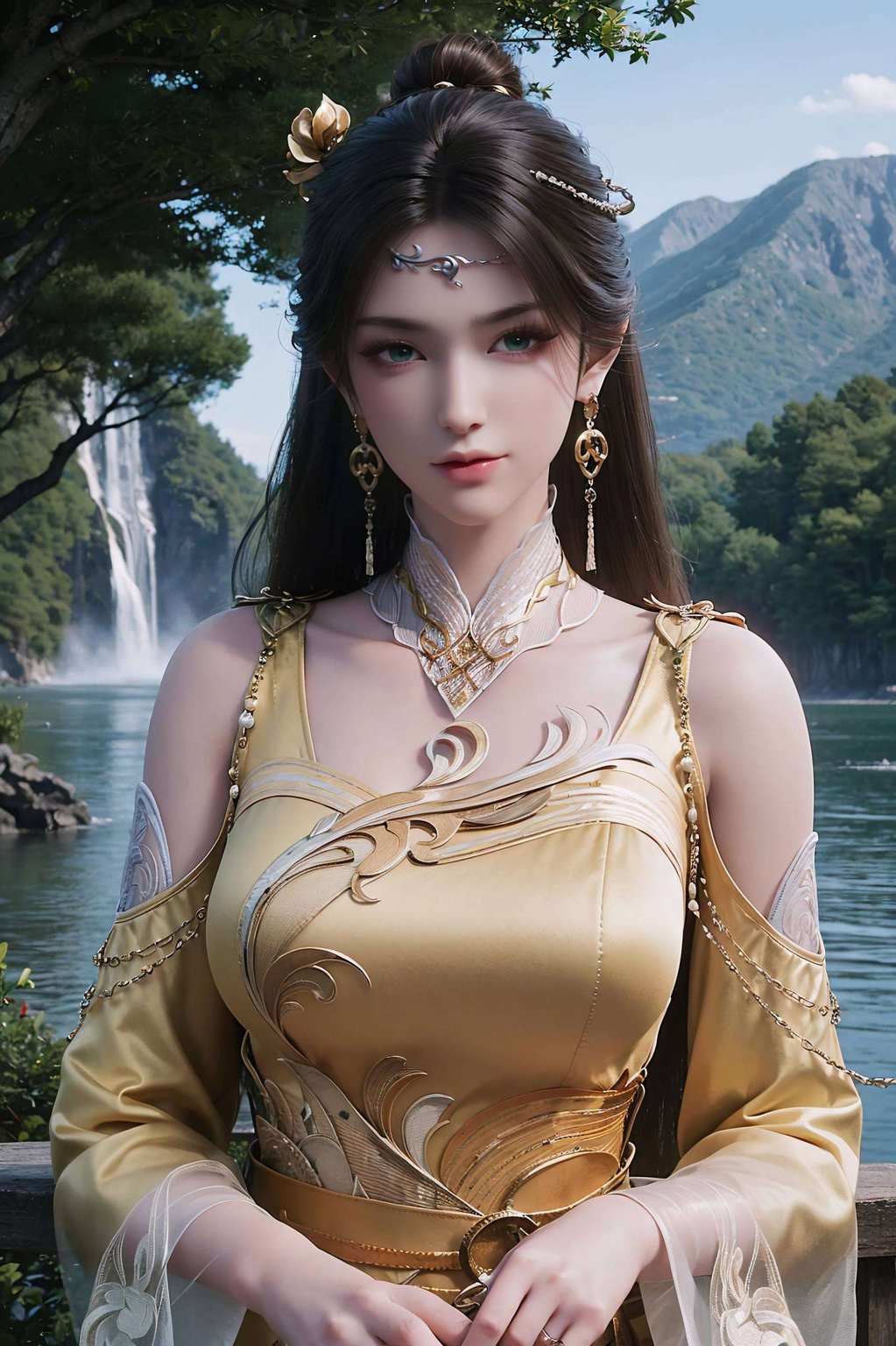玄幻色彩为你的iPad添一抹奇幻光彩！国漫女神们的倩影跃然墙上